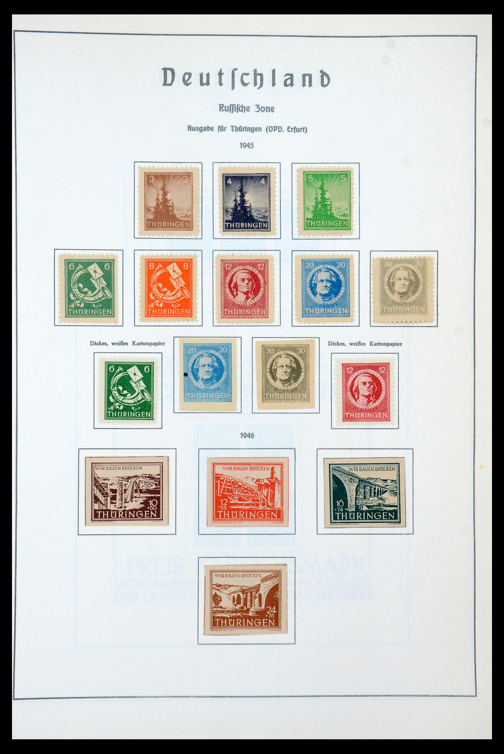 35277 017 - Postzegelverzameling 35277 Sovjet Zone en DDR 1945-1961.