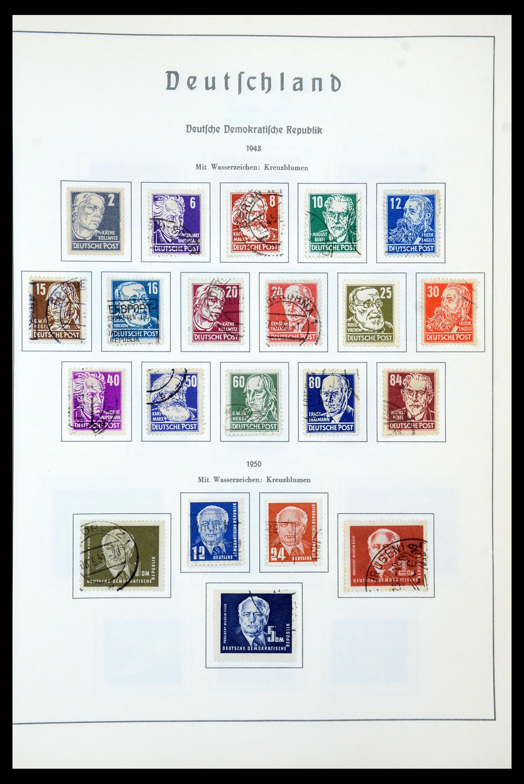 35277 023 - Postzegelverzameling 35277 Sovjet Zone en DDR 1945-1961.