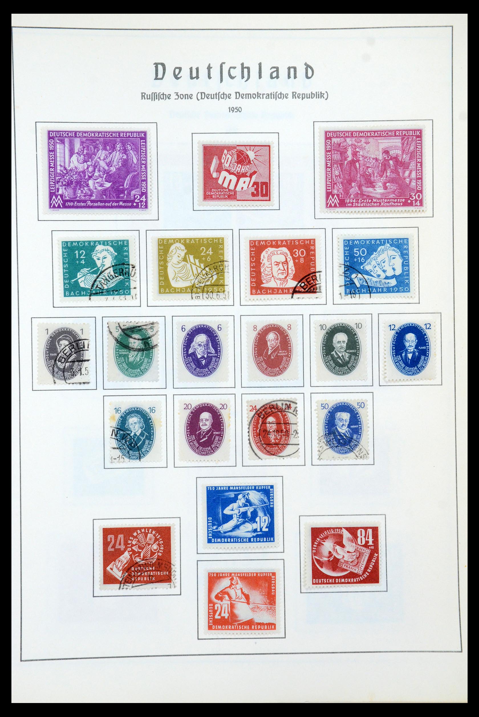 35277 025 - Postzegelverzameling 35277 Sovjet Zone en DDR 1945-1961.