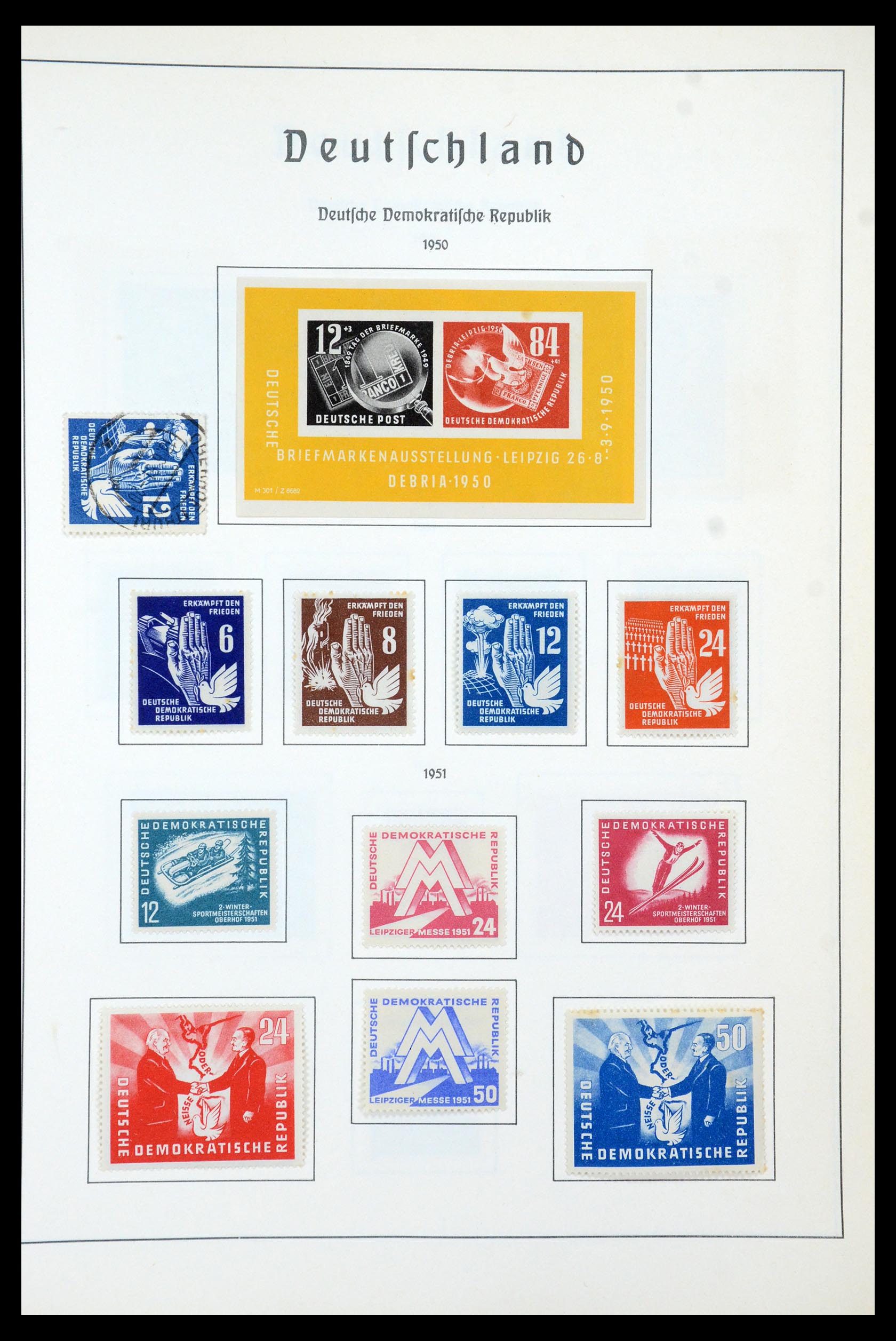 35277 026 - Postzegelverzameling 35277 Sovjet Zone en DDR 1945-1961.