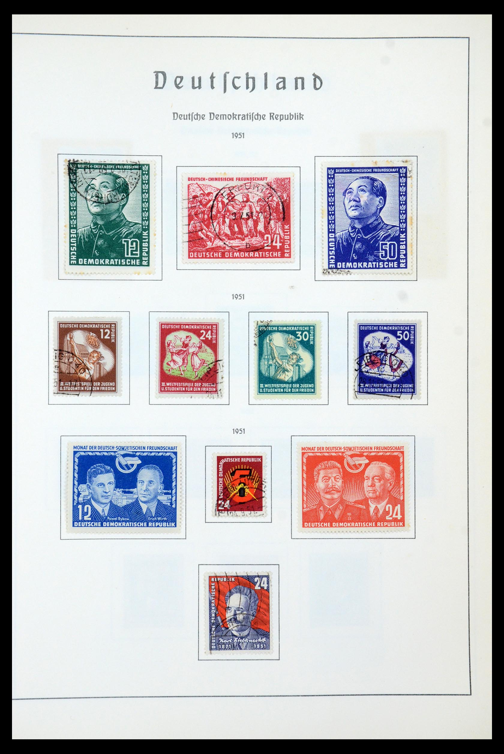 35277 027 - Stamp Collection 35277 Soviet Zone and GDR 1945-1961.