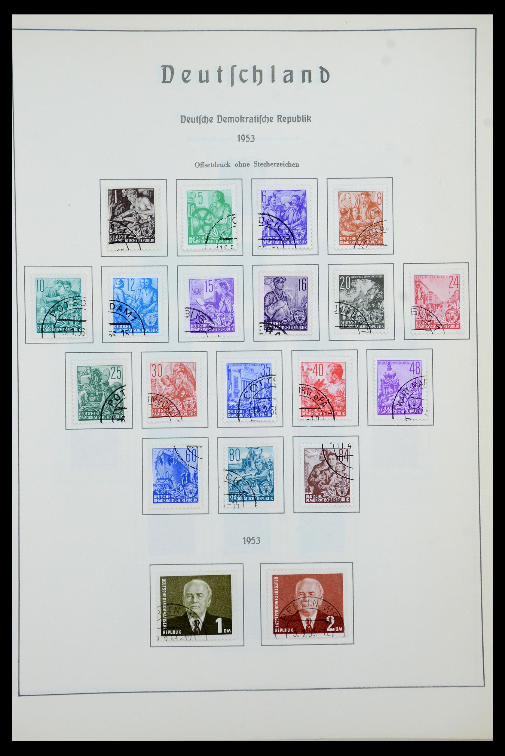 35277 031 - Postzegelverzameling 35277 Sovjet Zone en DDR 1945-1961.