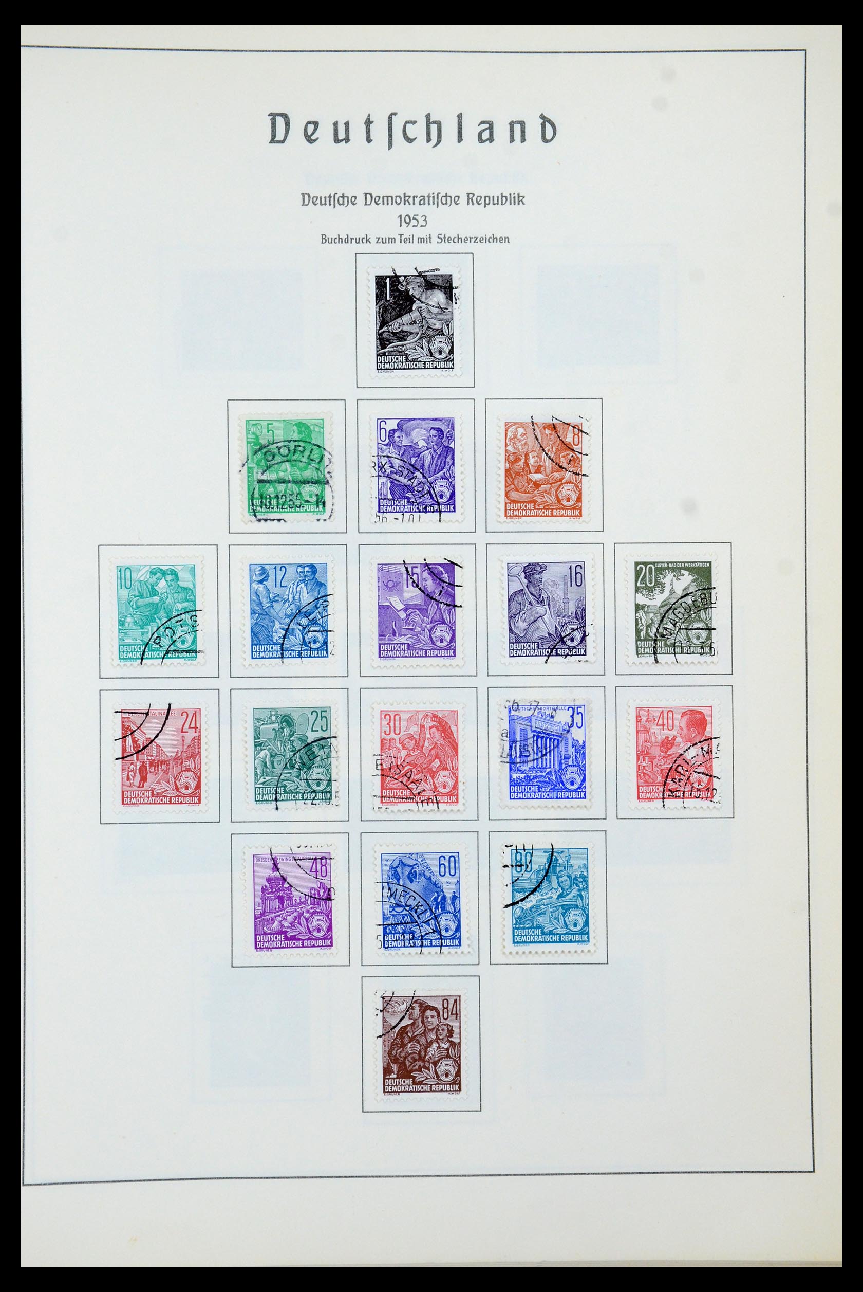 35277 032 - Stamp Collection 35277 Soviet Zone and GDR 1945-1961.