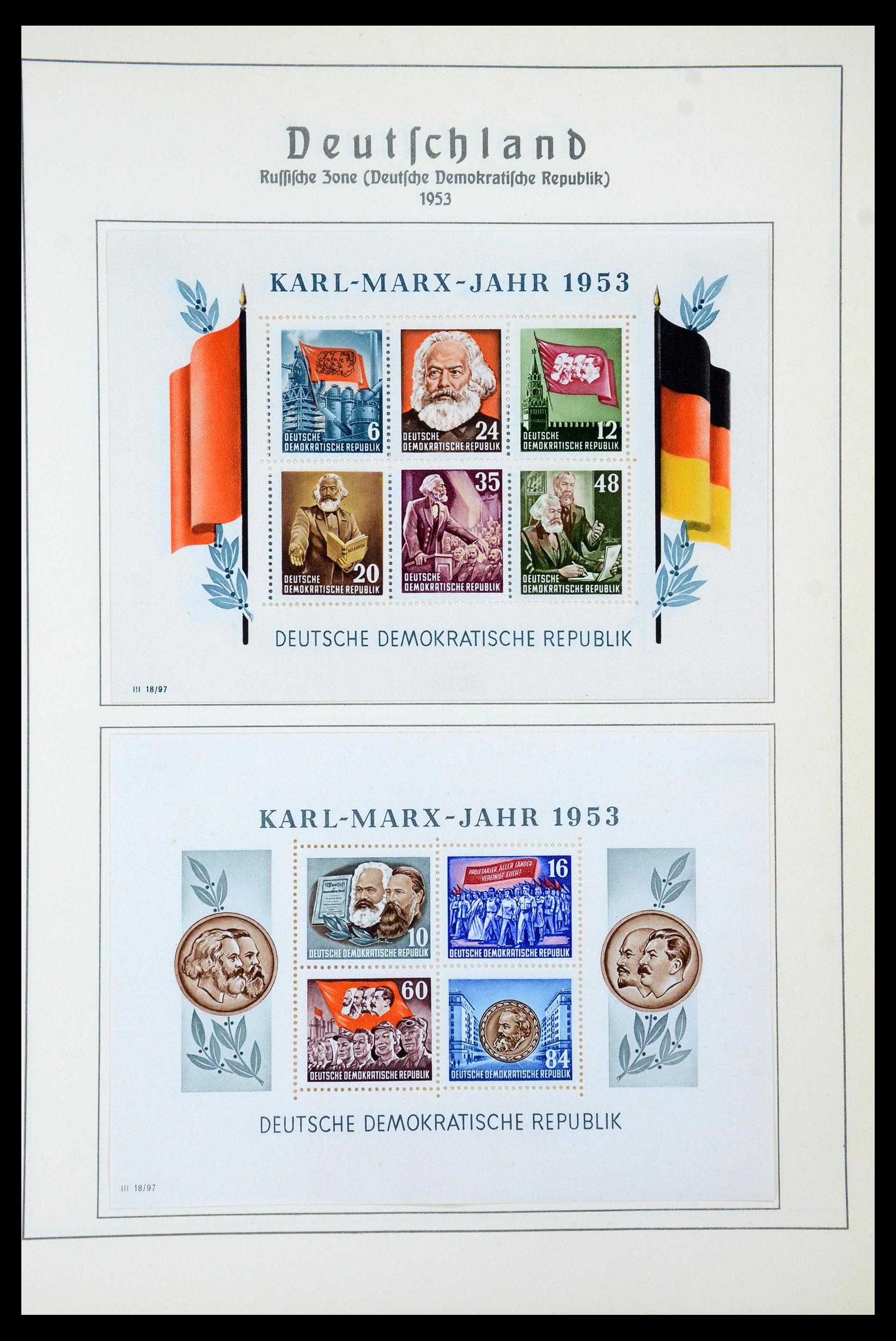 35277 034 - Stamp Collection 35277 Soviet Zone and GDR 1945-1961.