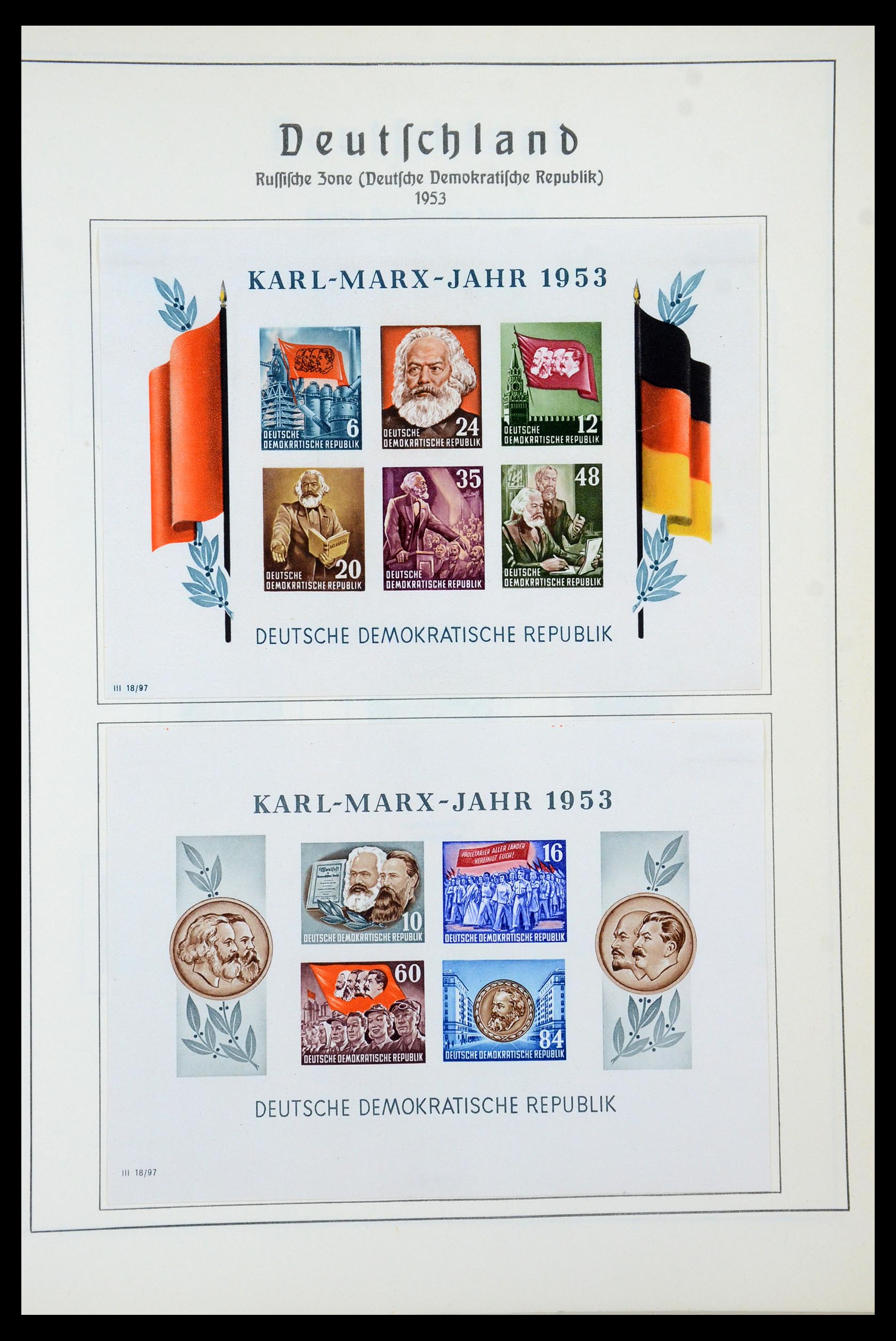 35277 035 - Postzegelverzameling 35277 Sovjet Zone en DDR 1945-1961.