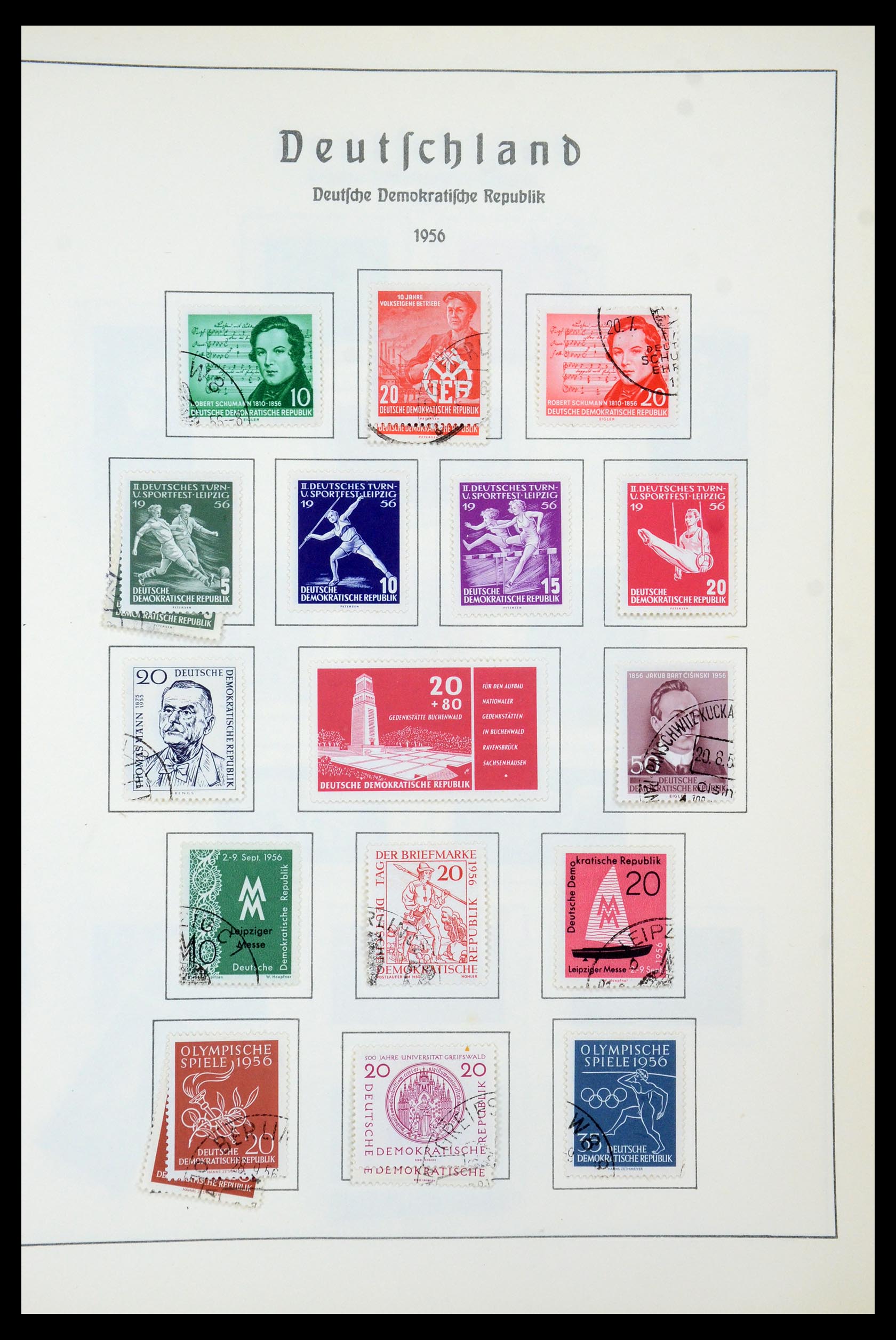 35277 044 - Stamp Collection 35277 Soviet Zone and GDR 1945-1961.