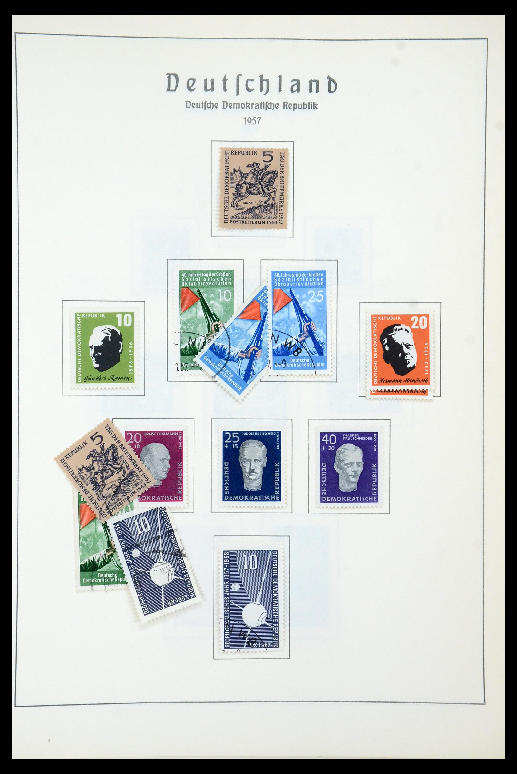 35277 050 - Postzegelverzameling 35277 Sovjet Zone en DDR 1945-1961.
