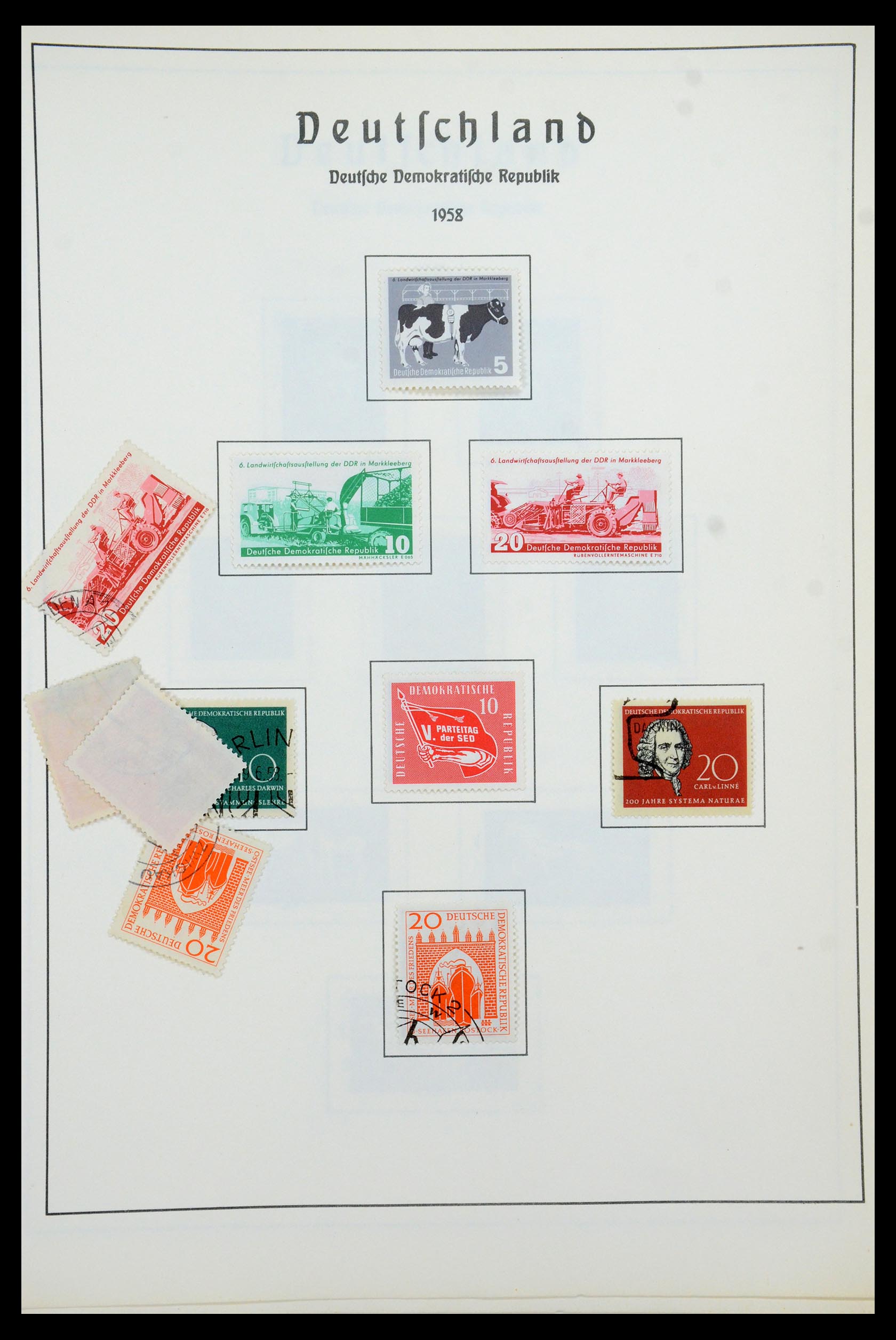 35277 053 - Postzegelverzameling 35277 Sovjet Zone en DDR 1945-1961.