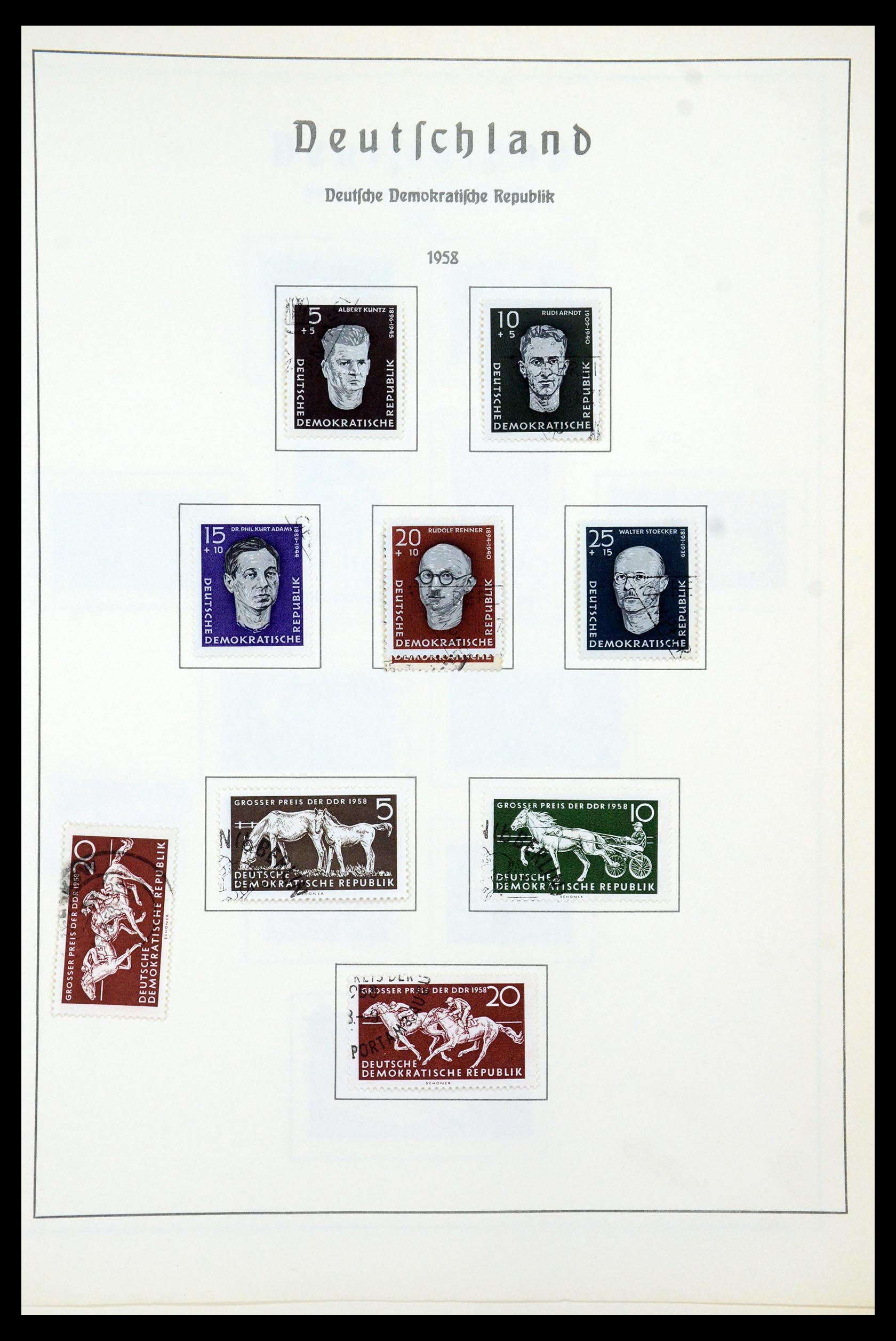 35277 054 - Postzegelverzameling 35277 Sovjet Zone en DDR 1945-1961.