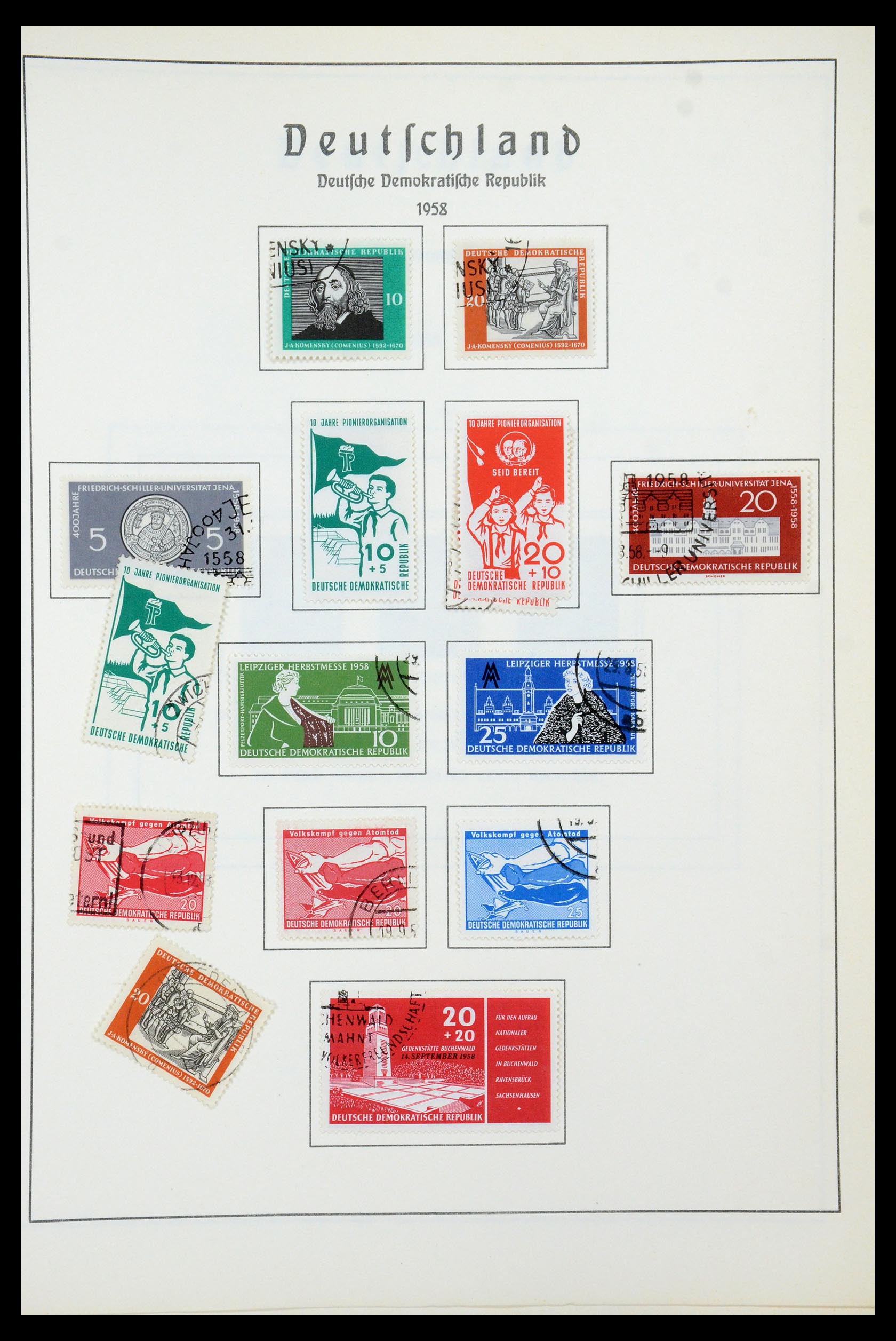 35277 055 - Postzegelverzameling 35277 Sovjet Zone en DDR 1945-1961.