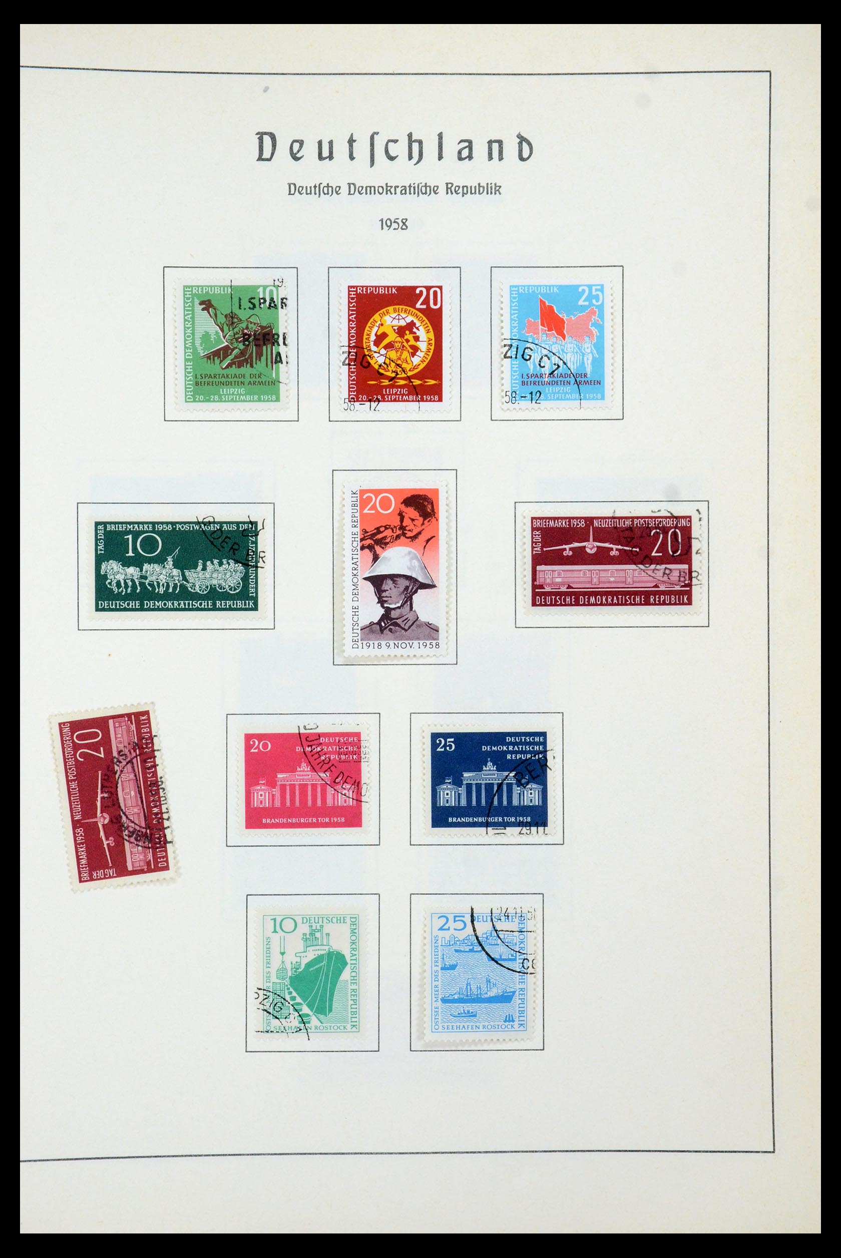 35277 057 - Stamp Collection 35277 Soviet Zone and GDR 1945-1961.