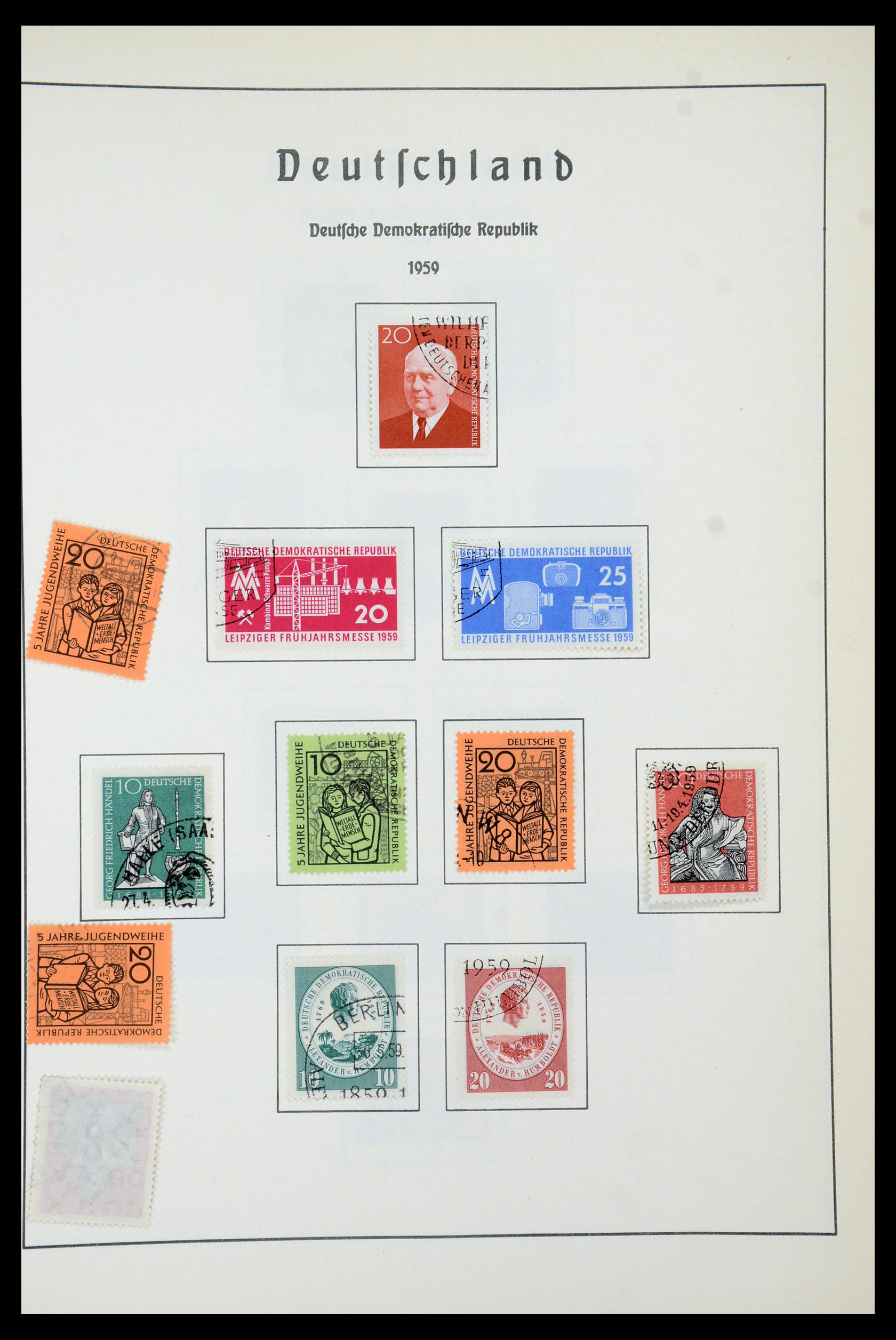 35277 059 - Postzegelverzameling 35277 Sovjet Zone en DDR 1945-1961.