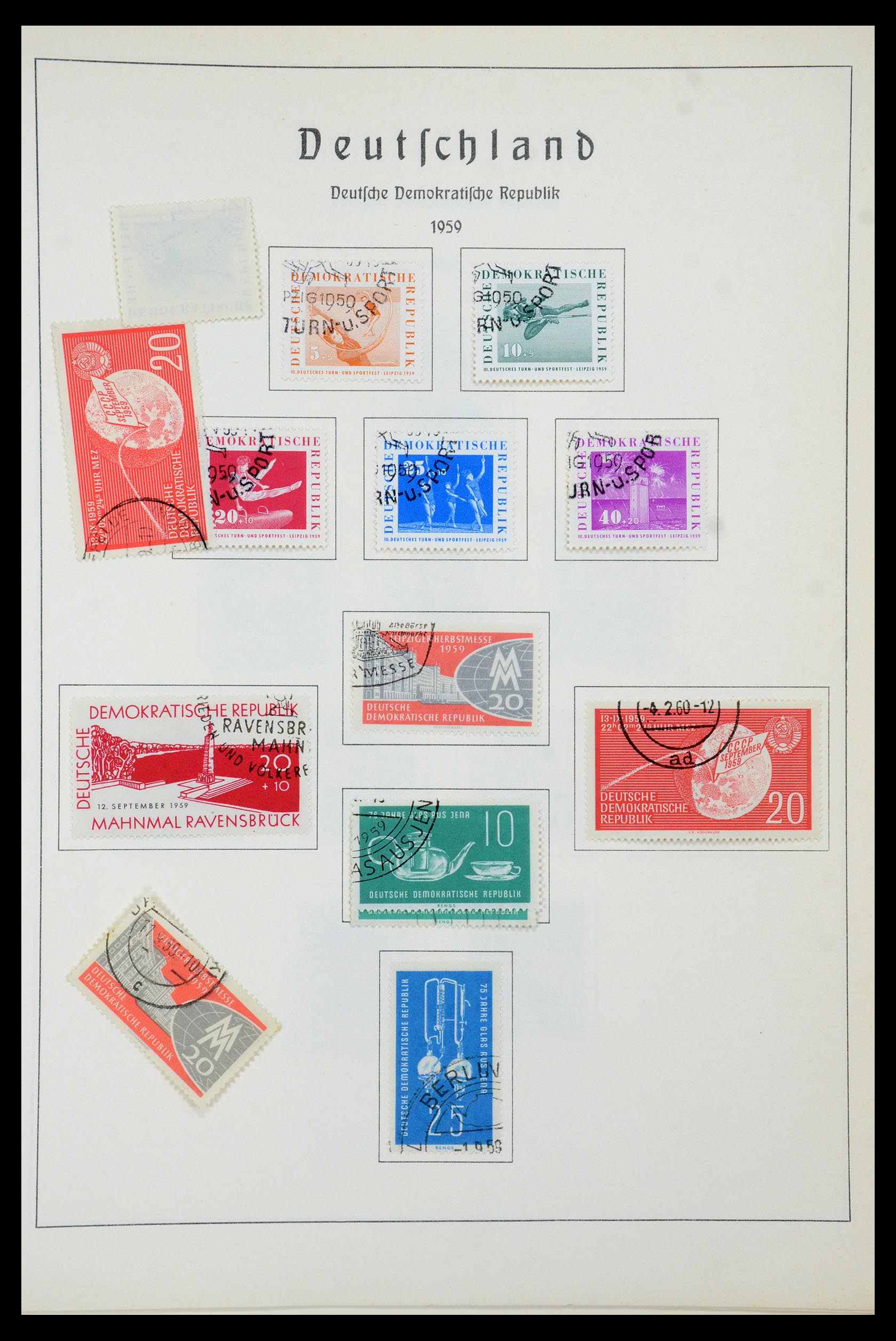 35277 062 - Stamp Collection 35277 Soviet Zone and GDR 1945-1961.