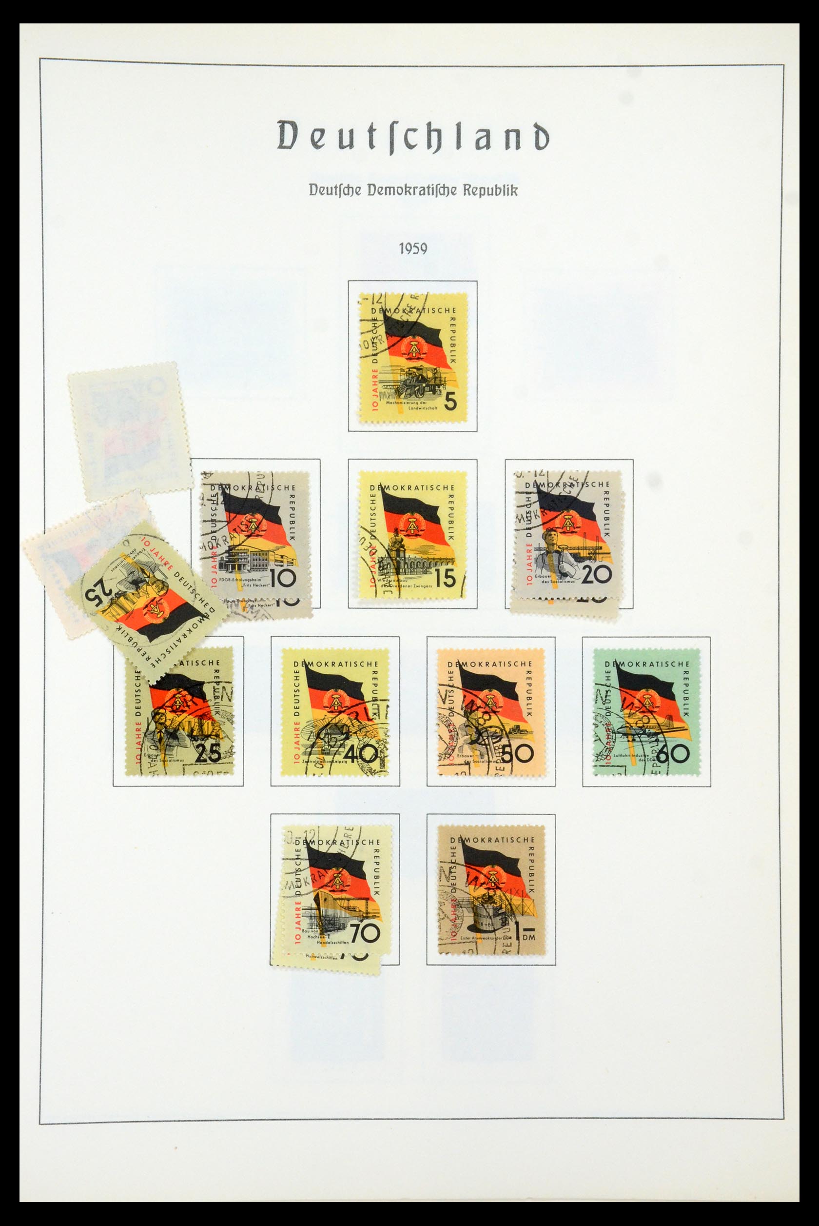 35277 063 - Postzegelverzameling 35277 Sovjet Zone en DDR 1945-1961.