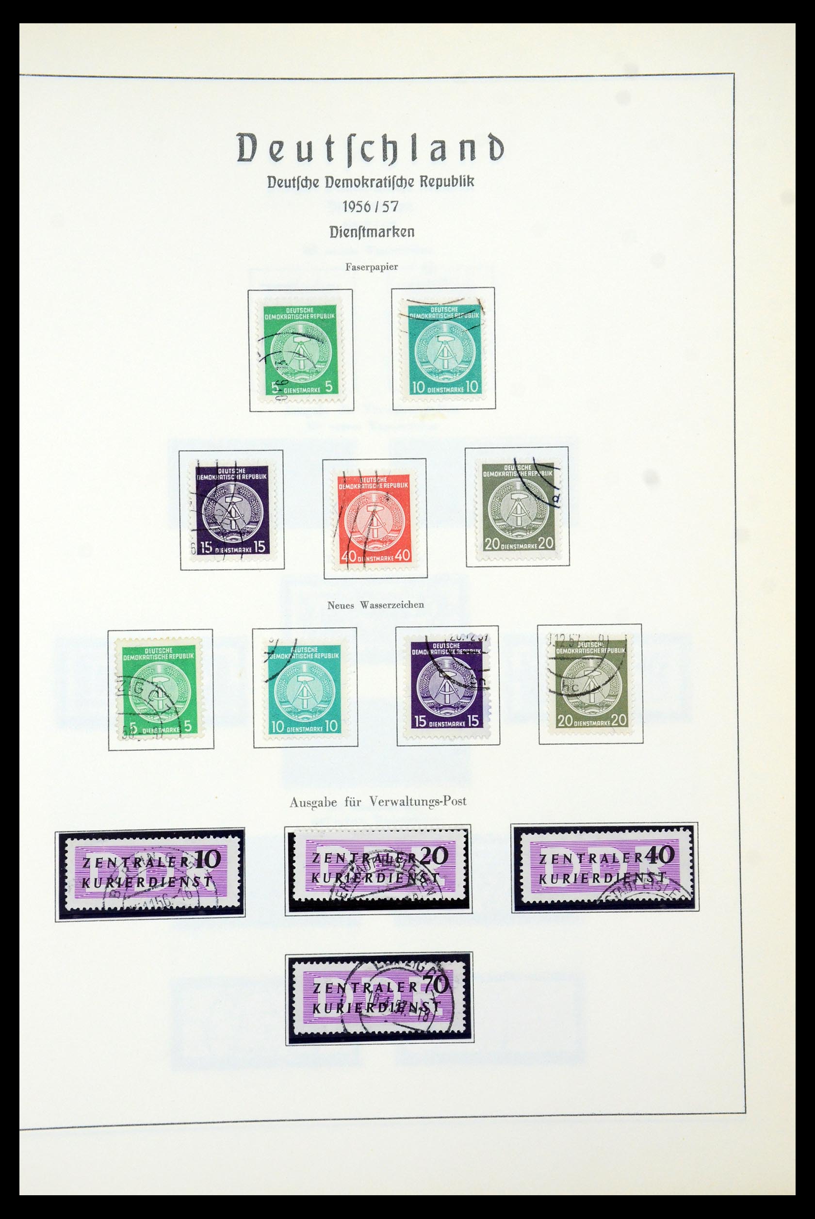 35277 074 - Postzegelverzameling 35277 Sovjet Zone en DDR 1945-1961.