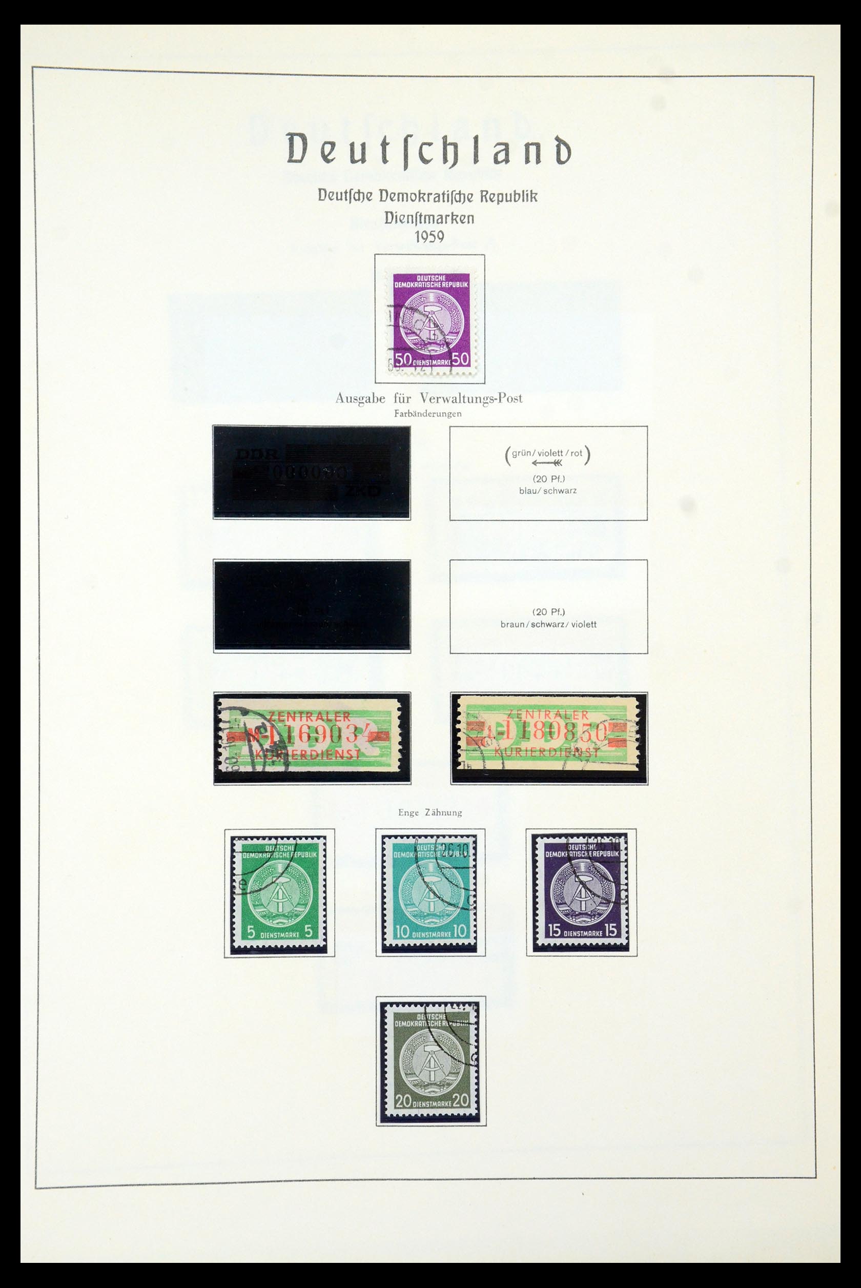 35277 077 - Postzegelverzameling 35277 Sovjet Zone en DDR 1945-1961.