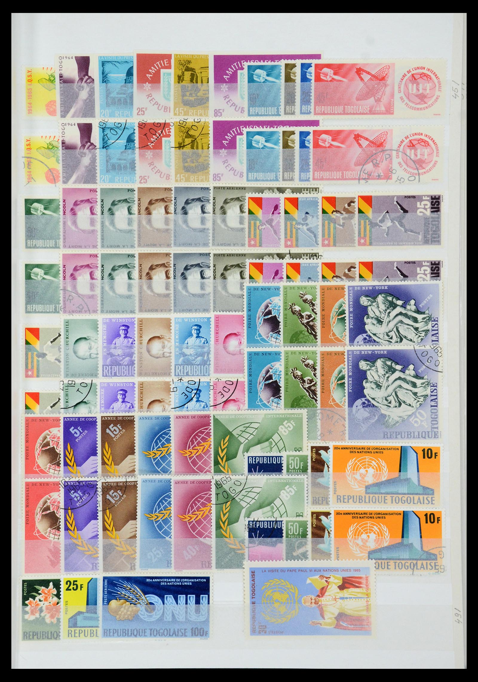 35279 011 - Stamp Collection 35279 Togo 1916-1990.