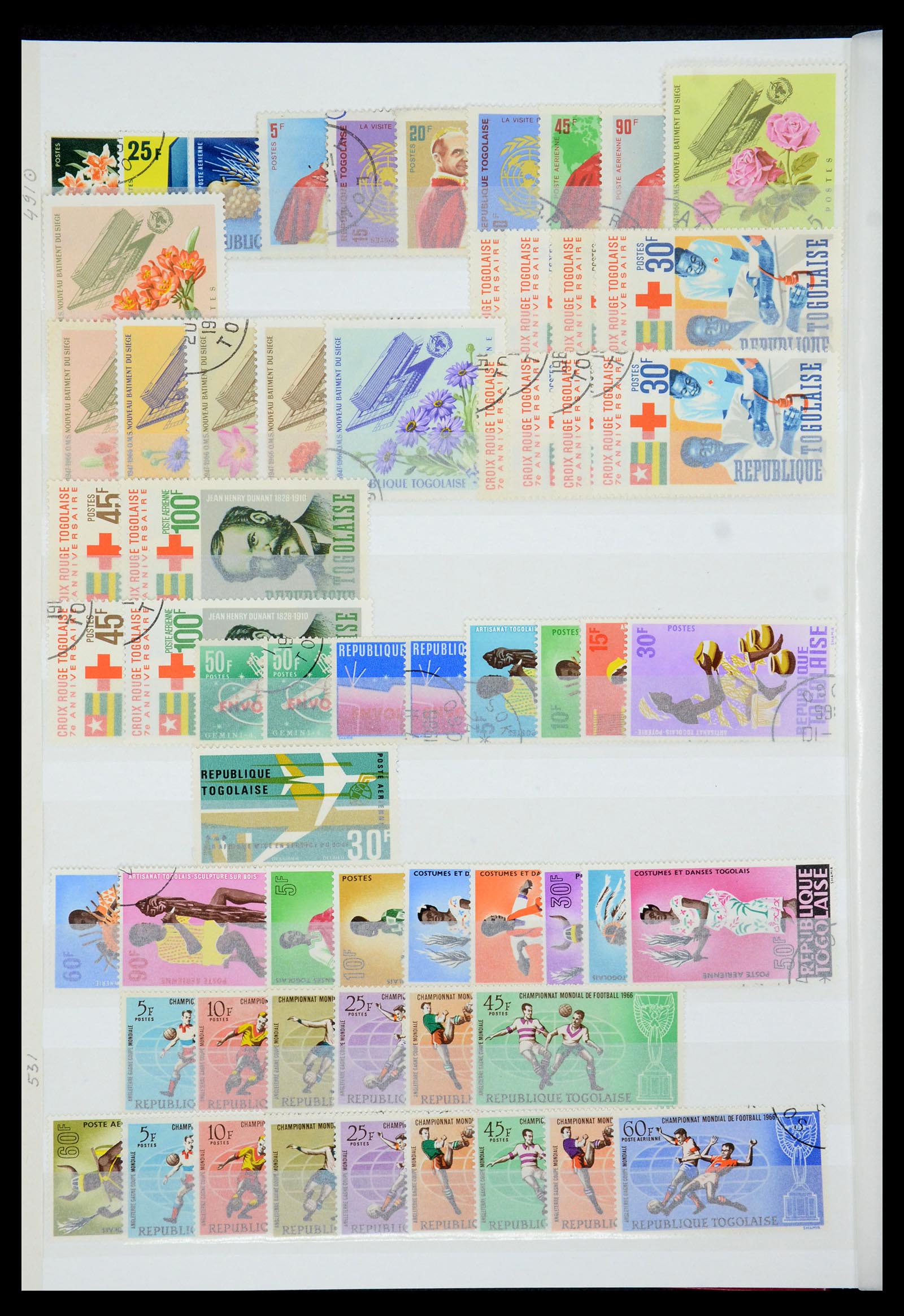 35279 012 - Stamp Collection 35279 Togo 1916-1990.