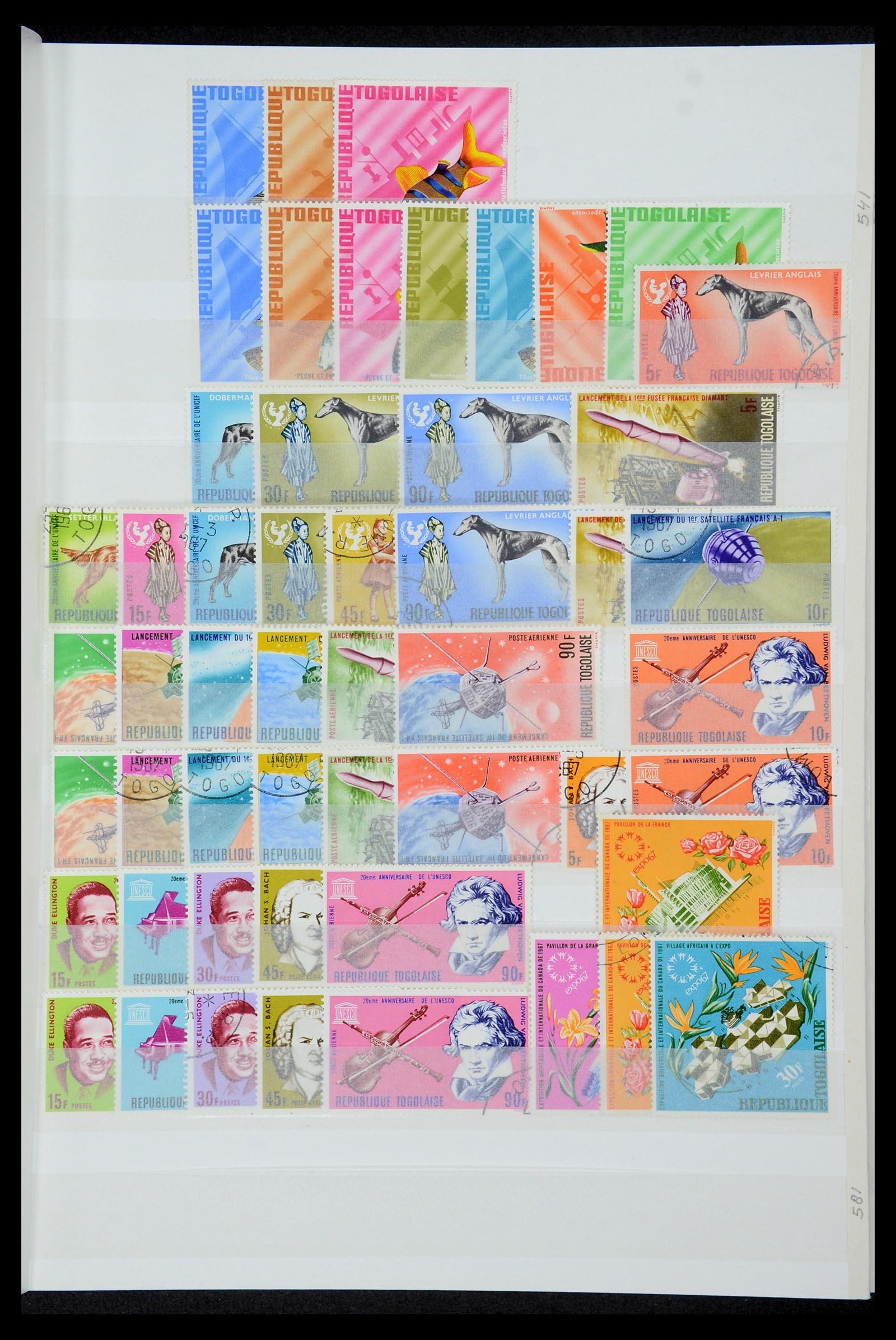 35279 013 - Stamp Collection 35279 Togo 1916-1990.