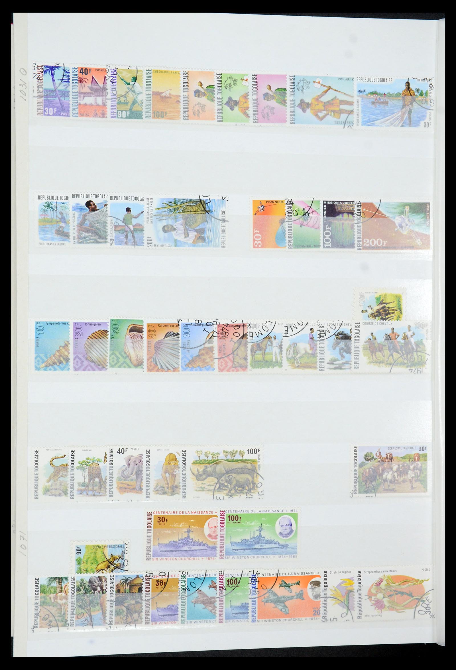 35279 024 - Postzegelverzameling 35279 Togo 1916-1990.