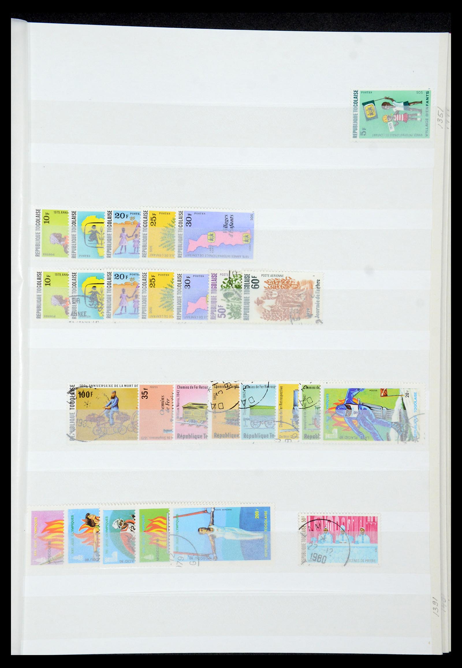35279 030 - Postzegelverzameling 35279 Togo 1916-1990.