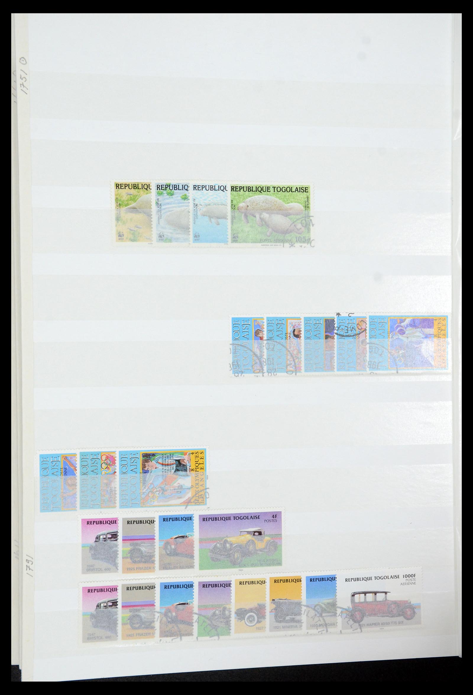 35279 040 - Postzegelverzameling 35279 Togo 1916-1990.