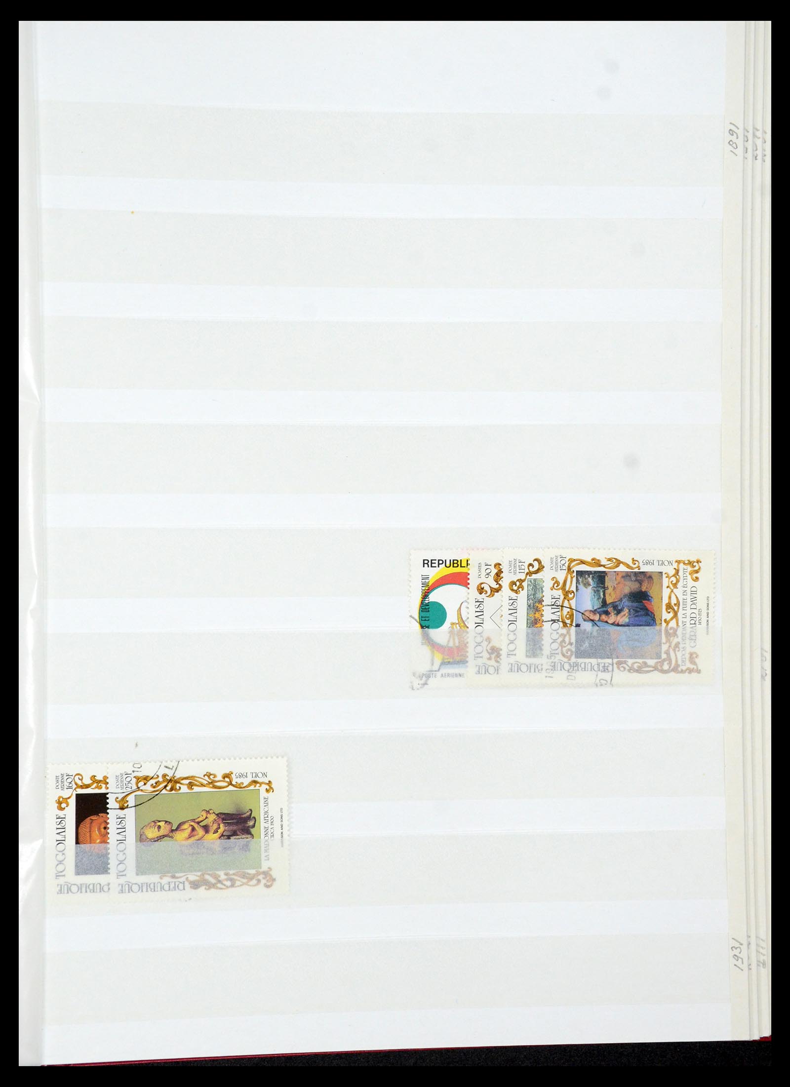 35279 043 - Postzegelverzameling 35279 Togo 1916-1990.