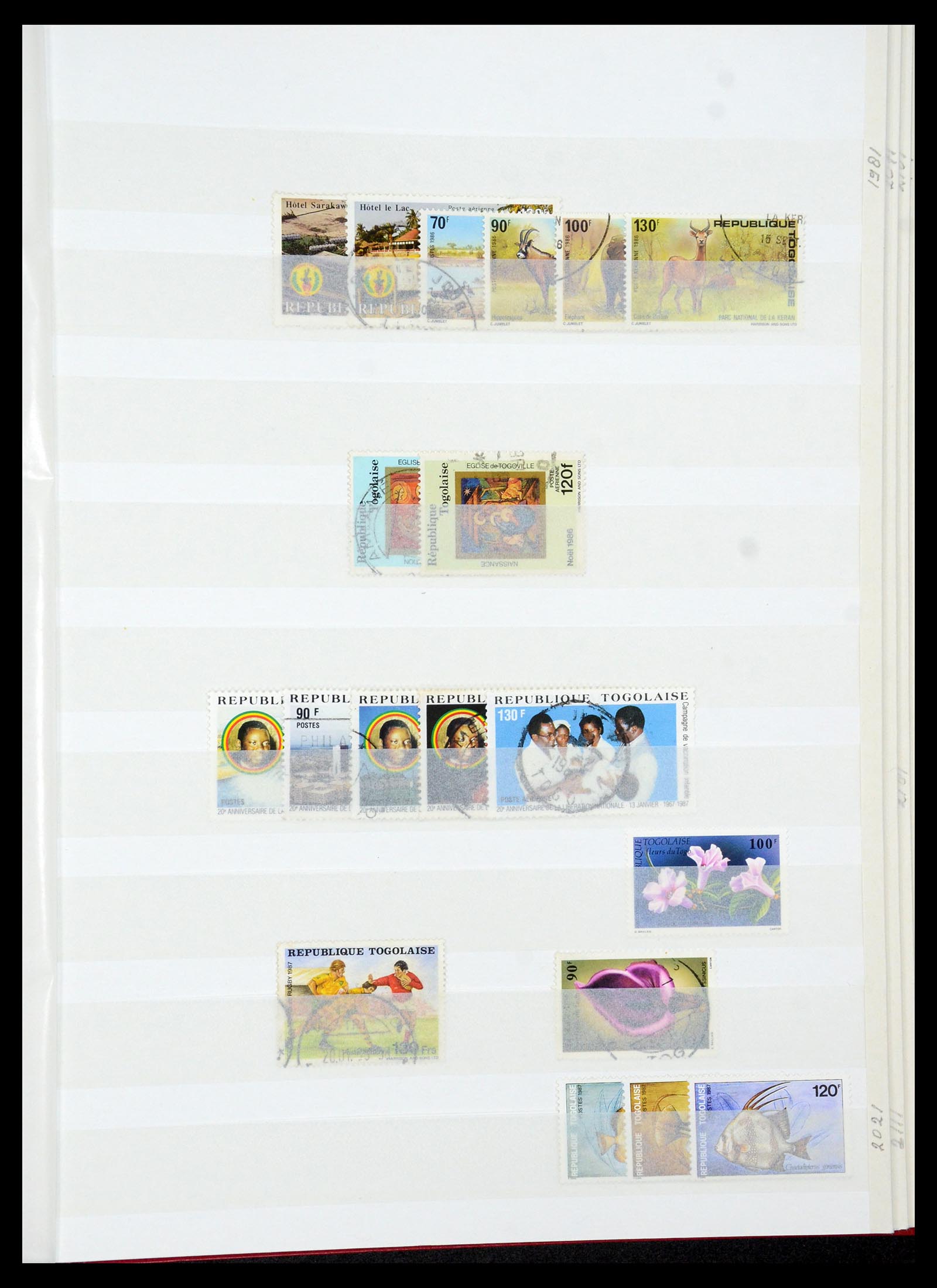 35279 044 - Postzegelverzameling 35279 Togo 1916-1990.