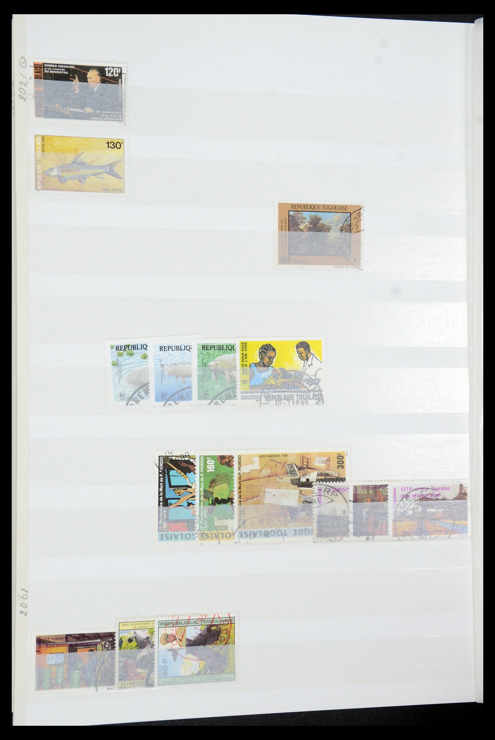 35279 046 - Postzegelverzameling 35279 Togo 1916-1990.
