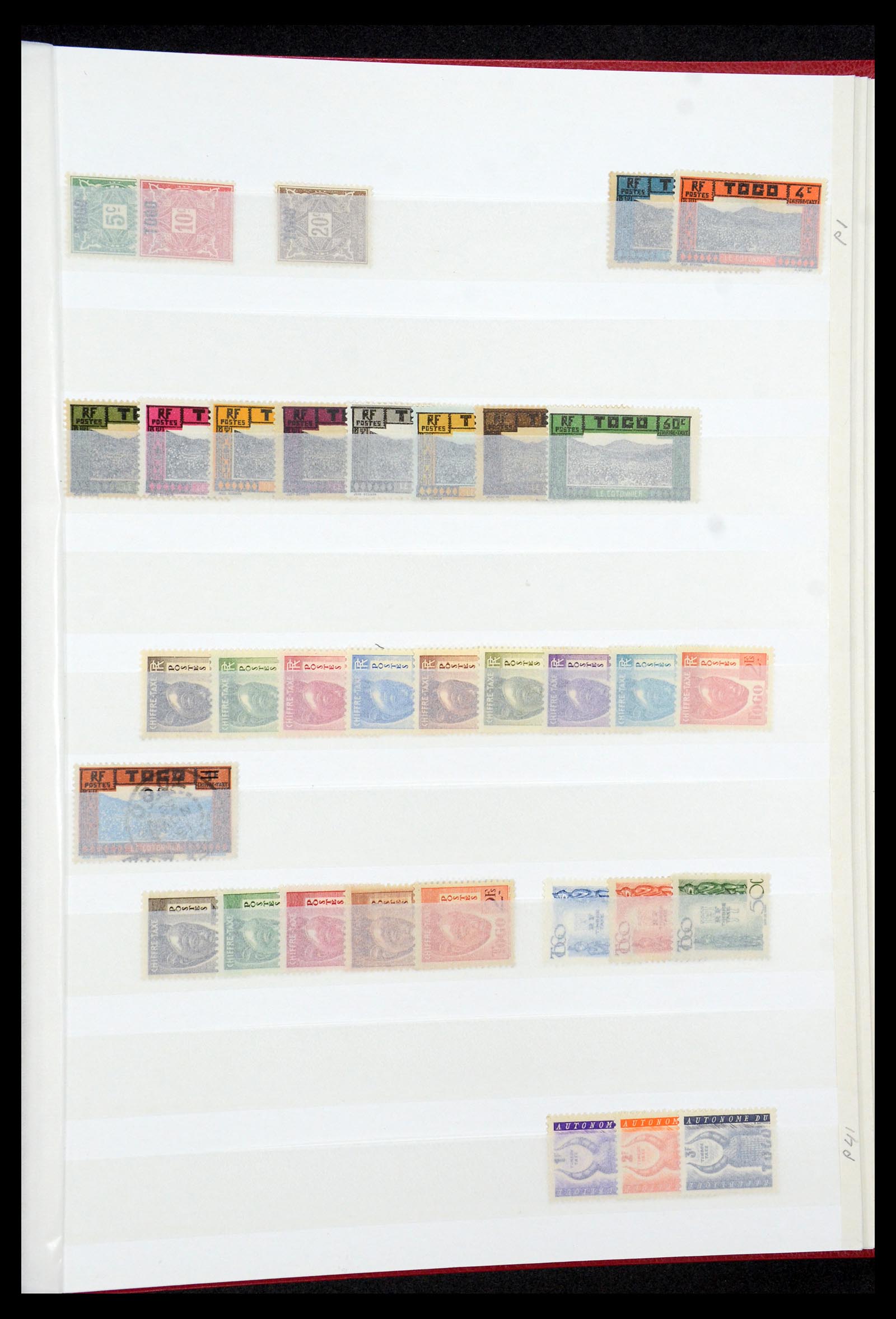 35279 050 - Postzegelverzameling 35279 Togo 1916-1990.