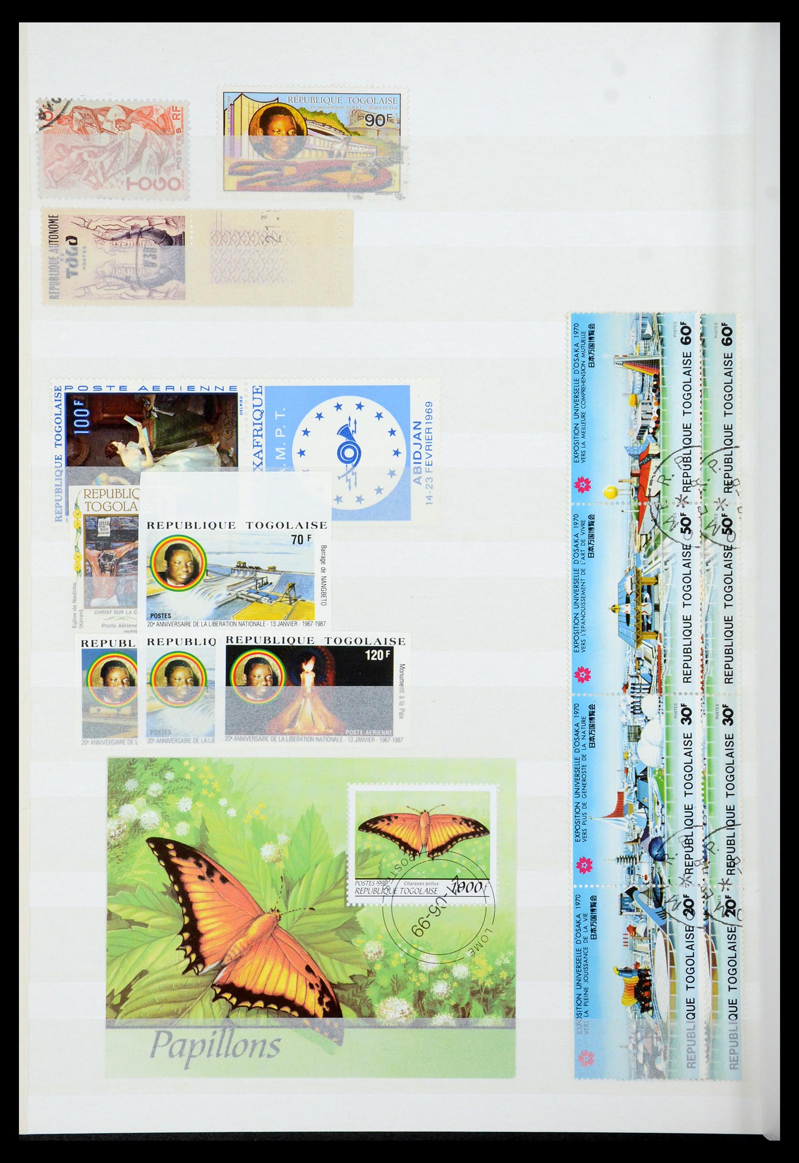 35279 054 - Postzegelverzameling 35279 Togo 1916-1990.