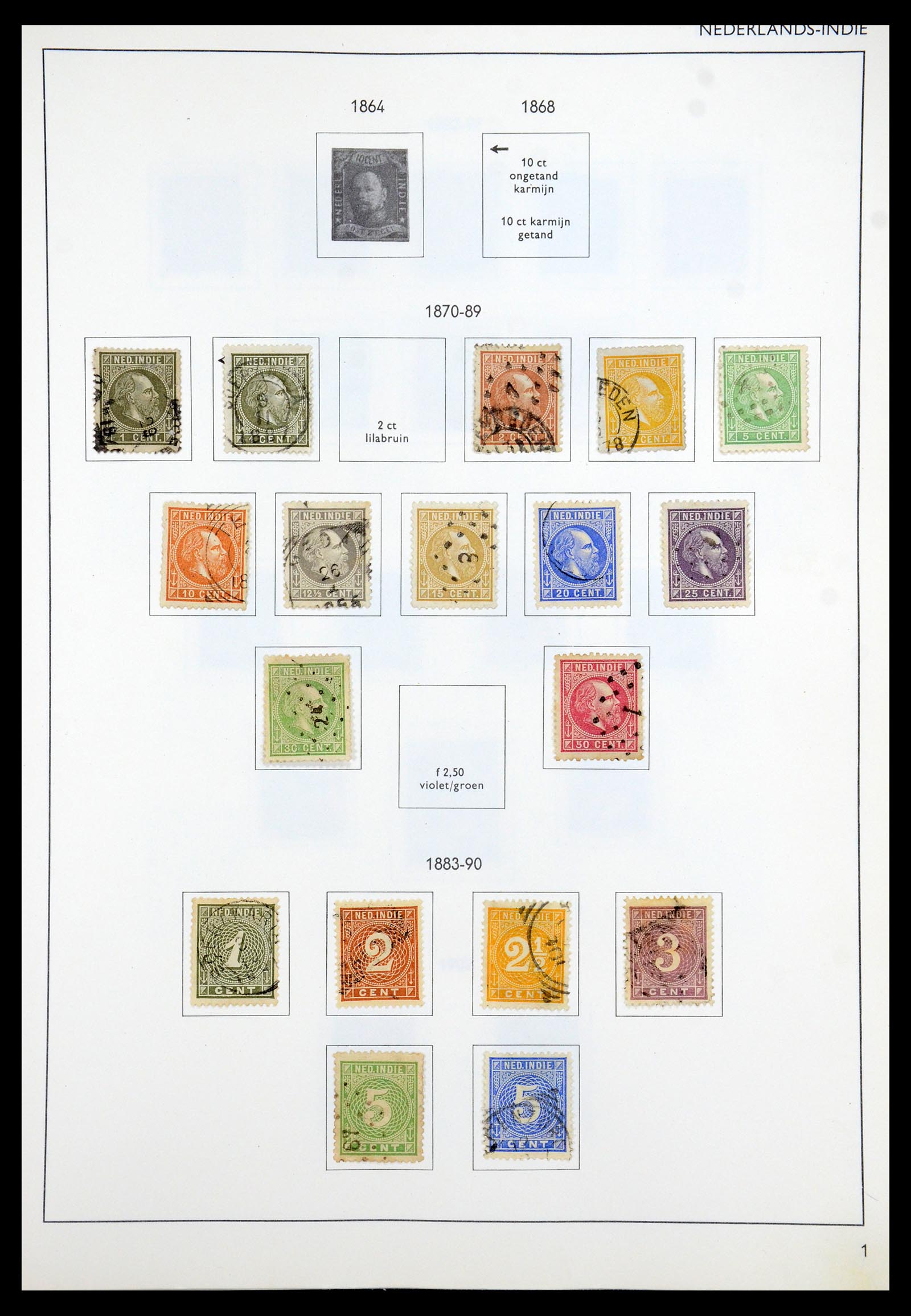 35285 001 - Stamp Collection 35285 Dutch territories 1870-1983.