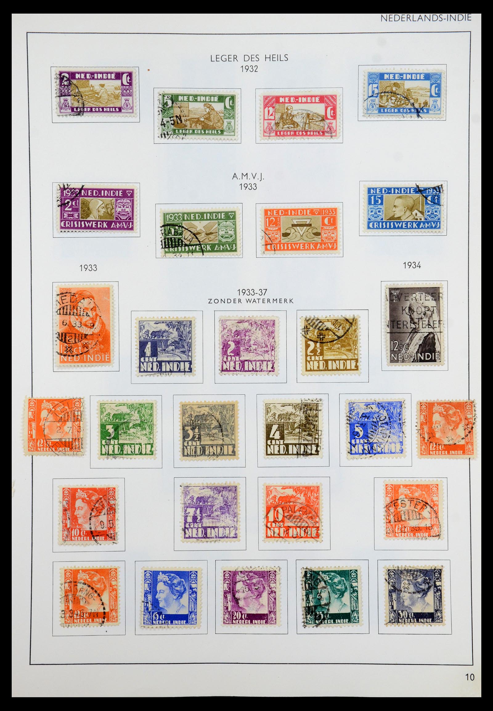 35285 010 - Stamp Collection 35285 Dutch territories 1870-1983.