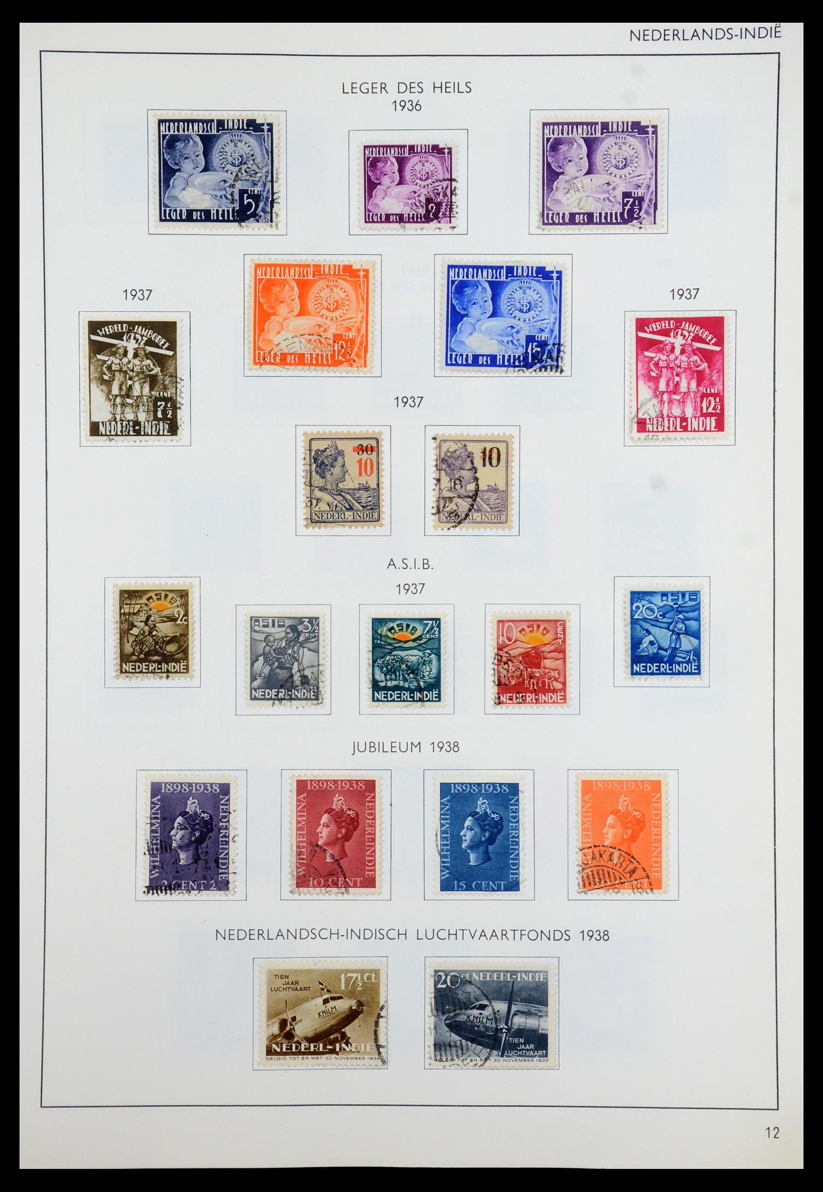 35285 012 - Stamp Collection 35285 Dutch territories 1870-1983.