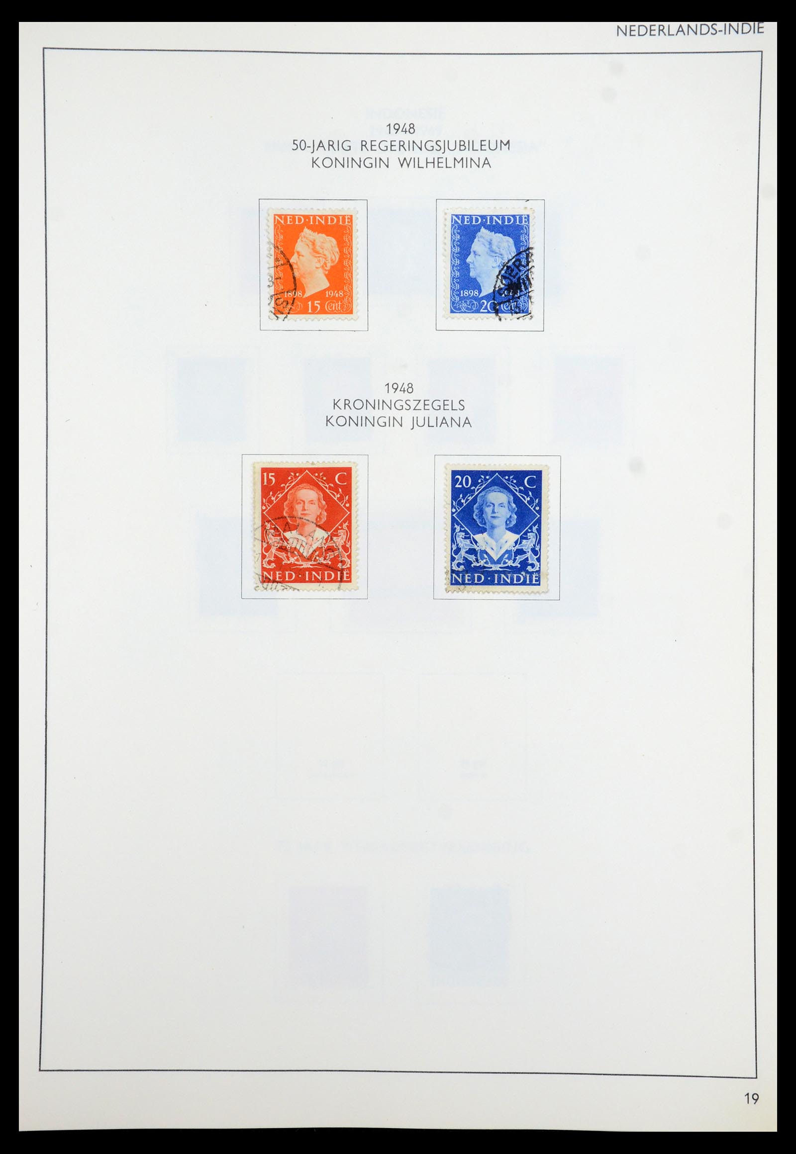 35285 019 - Stamp Collection 35285 Dutch territories 1870-1983.
