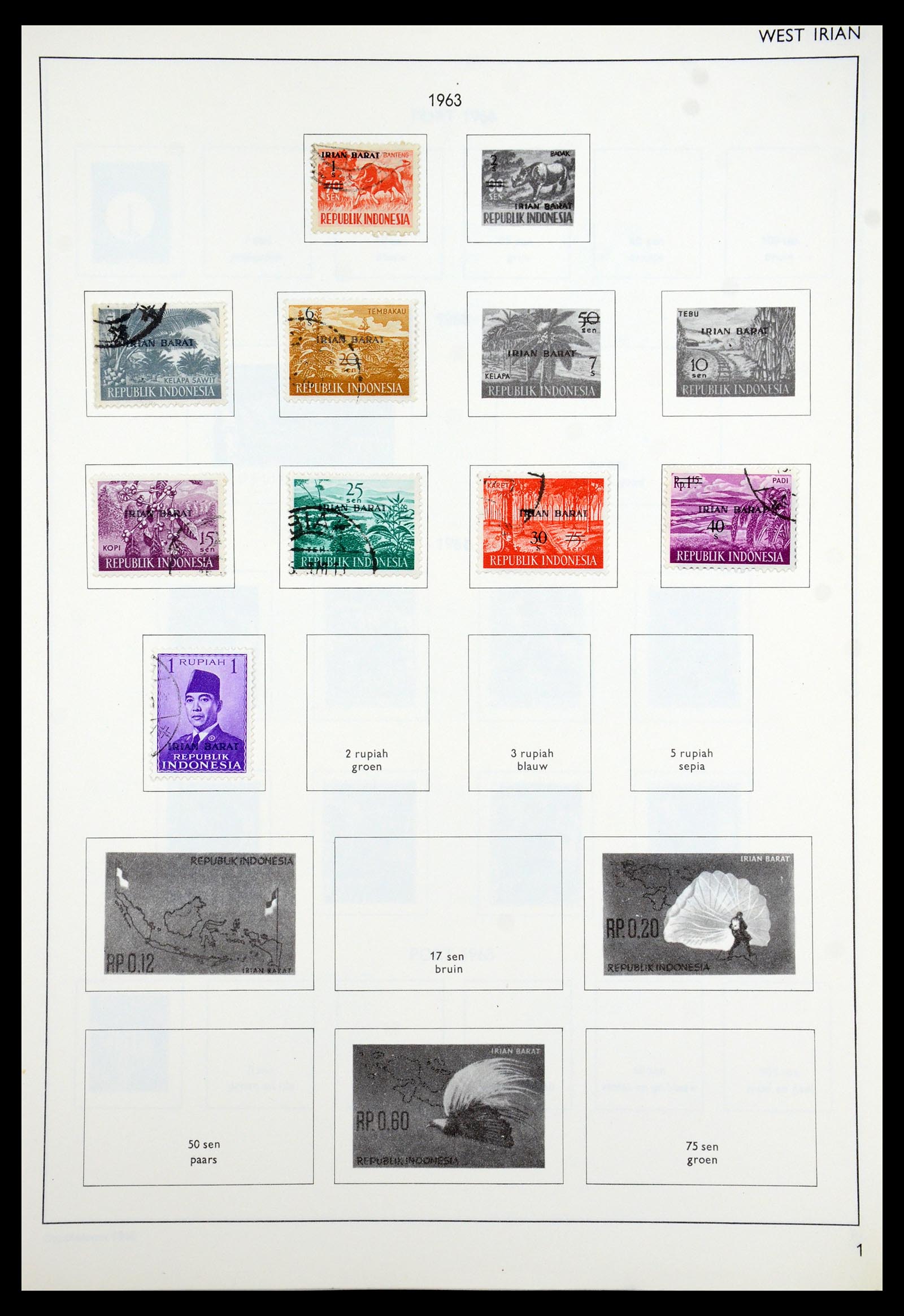 35285 033 - Stamp Collection 35285 Dutch territories 1870-1983.