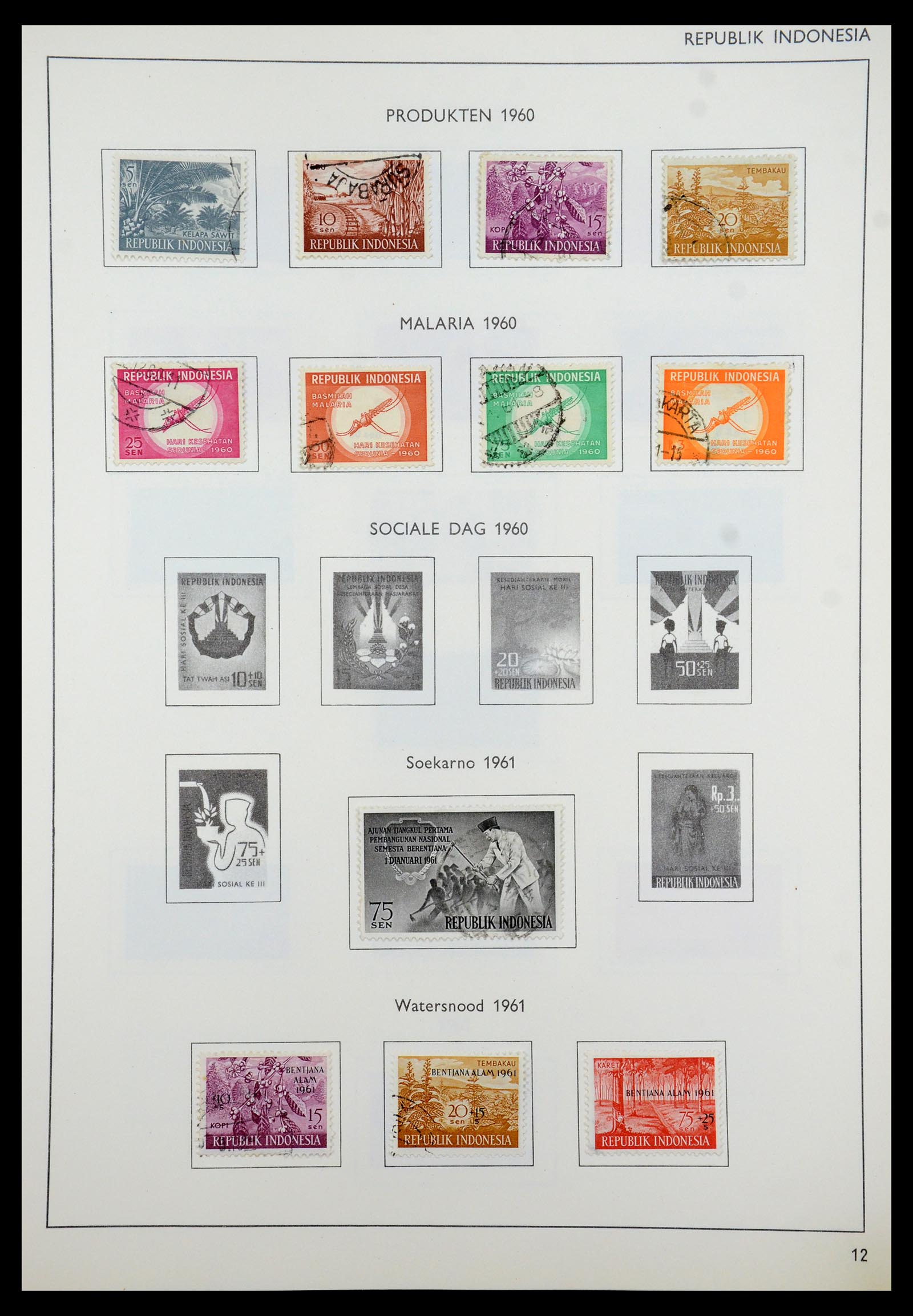 35285 045 - Stamp Collection 35285 Dutch territories 1870-1983.