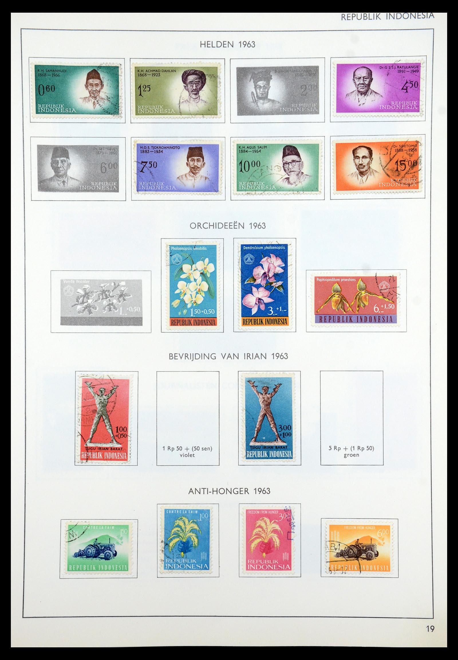 35285 052 - Stamp Collection 35285 Dutch territories 1870-1983.