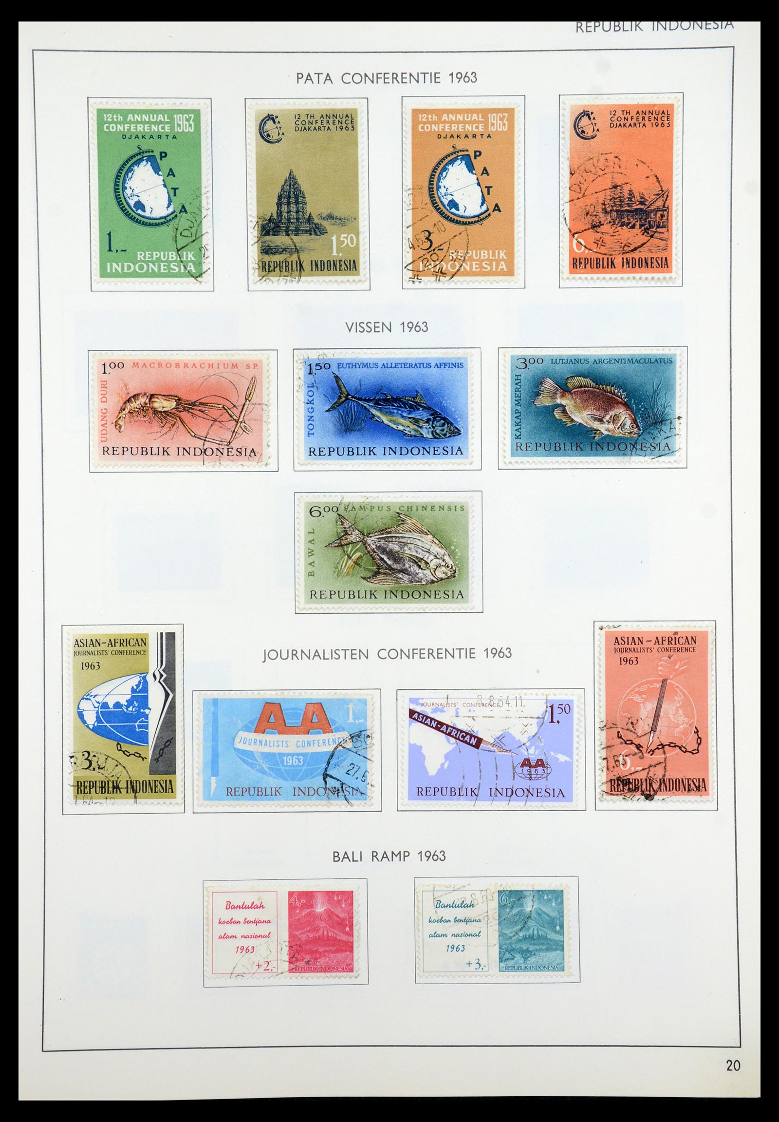 35285 053 - Stamp Collection 35285 Dutch territories 1870-1983.