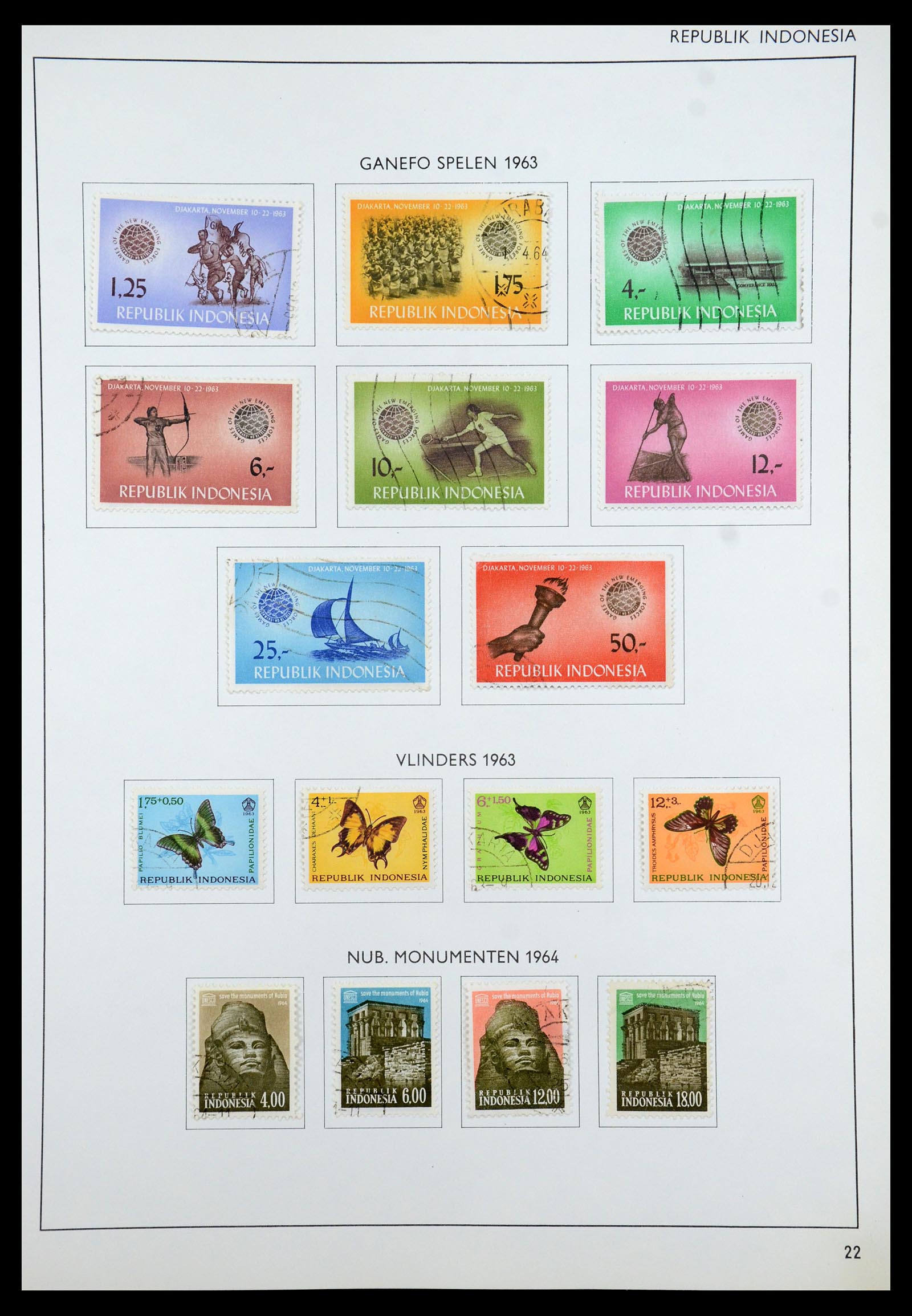 35285 055 - Postzegelverzameling 35285 Overzeese gebiedsdelen 1870-1983.