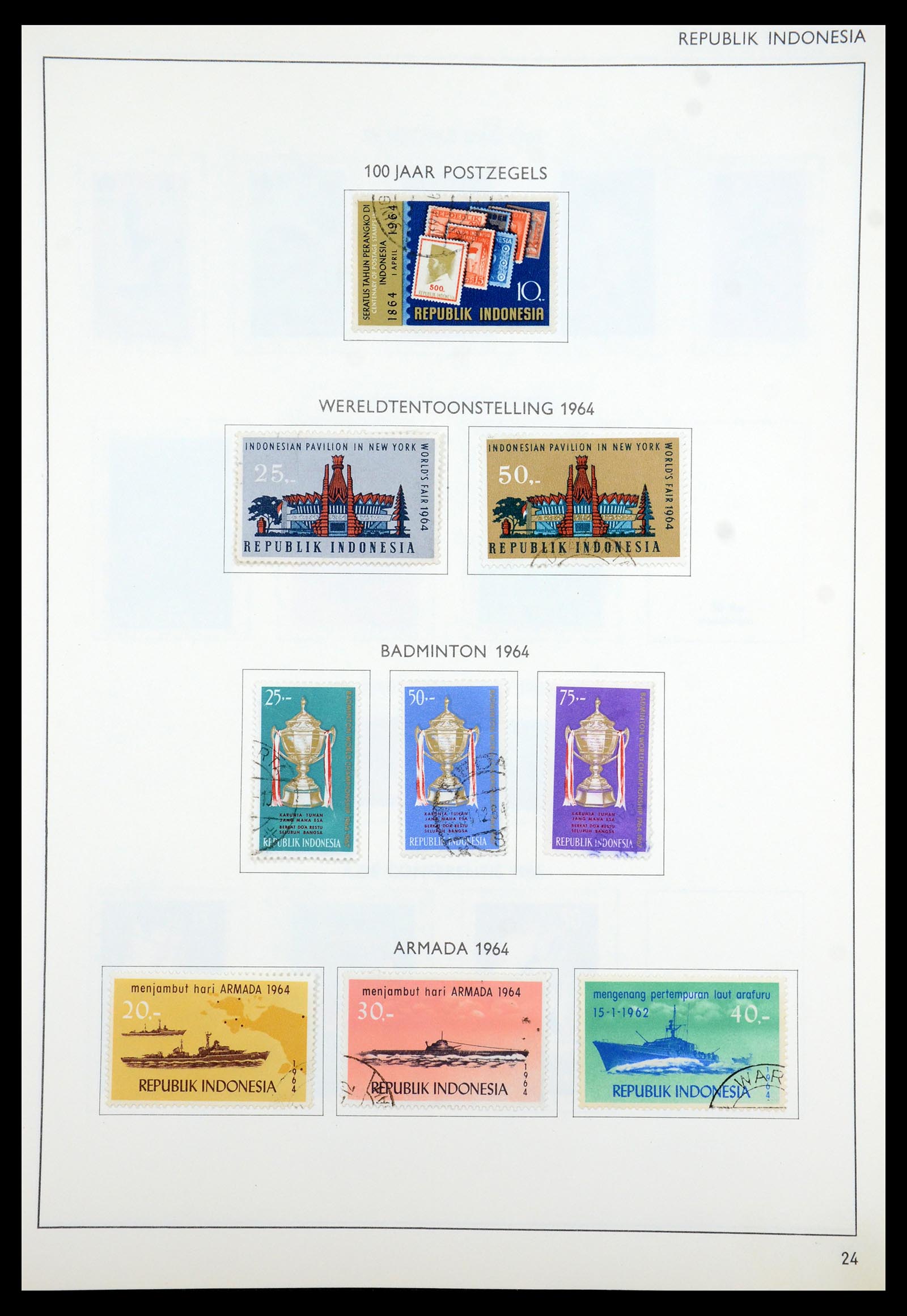 35285 057 - Stamp Collection 35285 Dutch territories 1870-1983.