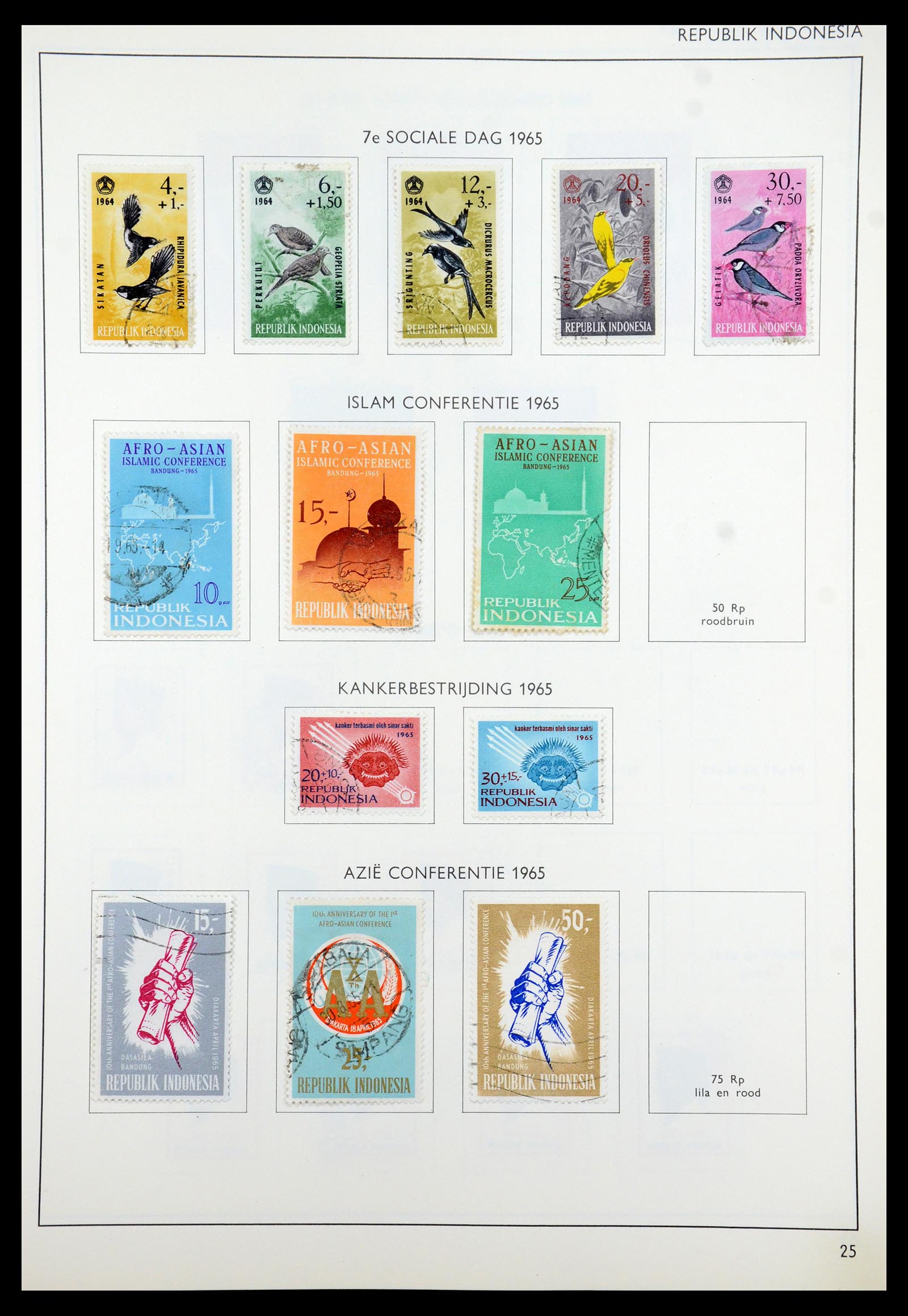 35285 058 - Stamp Collection 35285 Dutch territories 1870-1983.