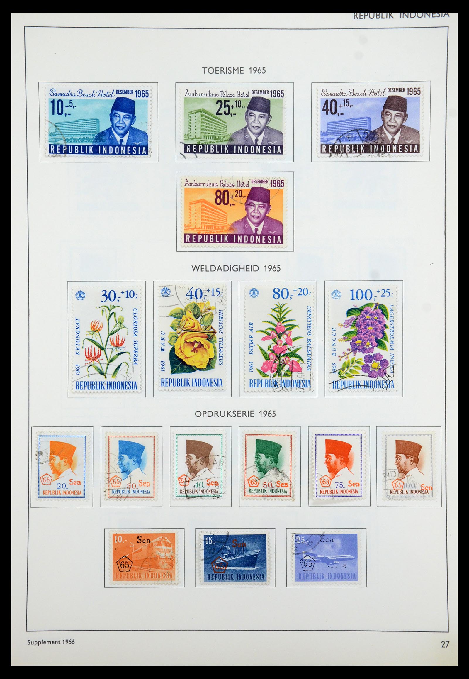 35285 060 - Stamp Collection 35285 Dutch territories 1870-1983.