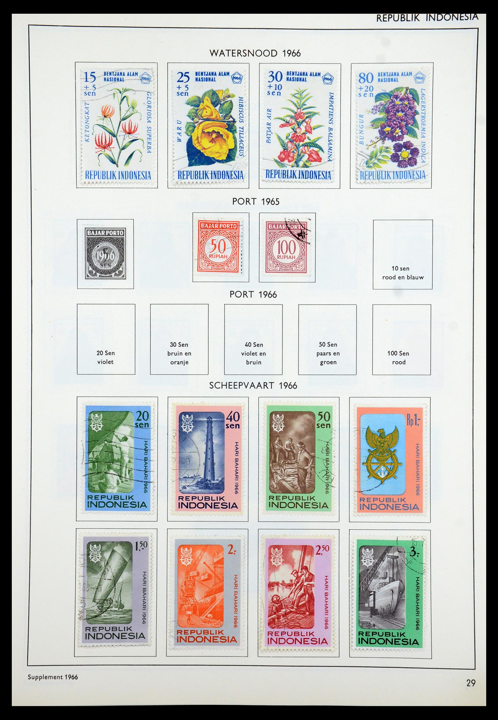 35285 062 - Stamp Collection 35285 Dutch territories 1870-1983.