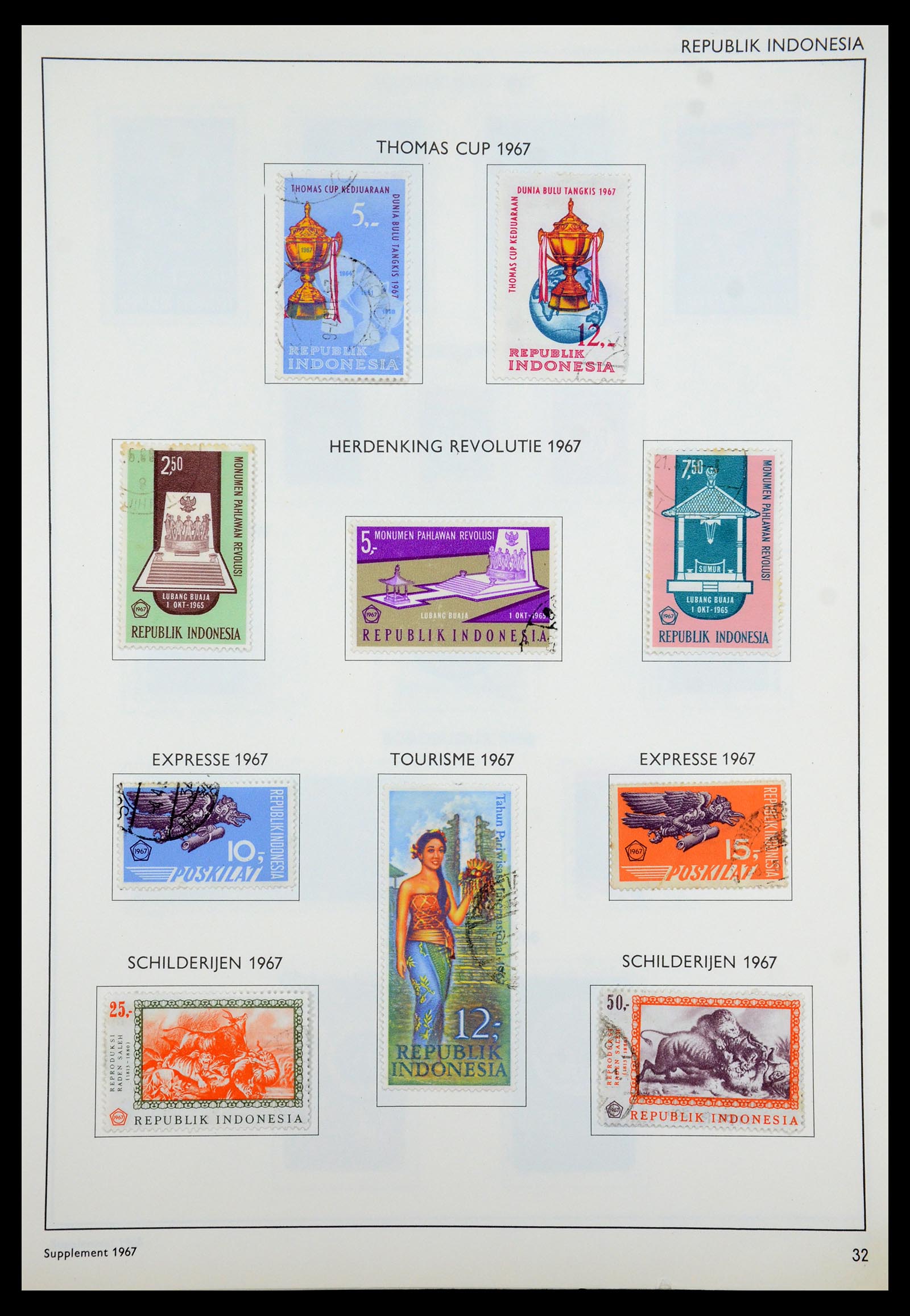 35285 065 - Stamp Collection 35285 Dutch territories 1870-1983.