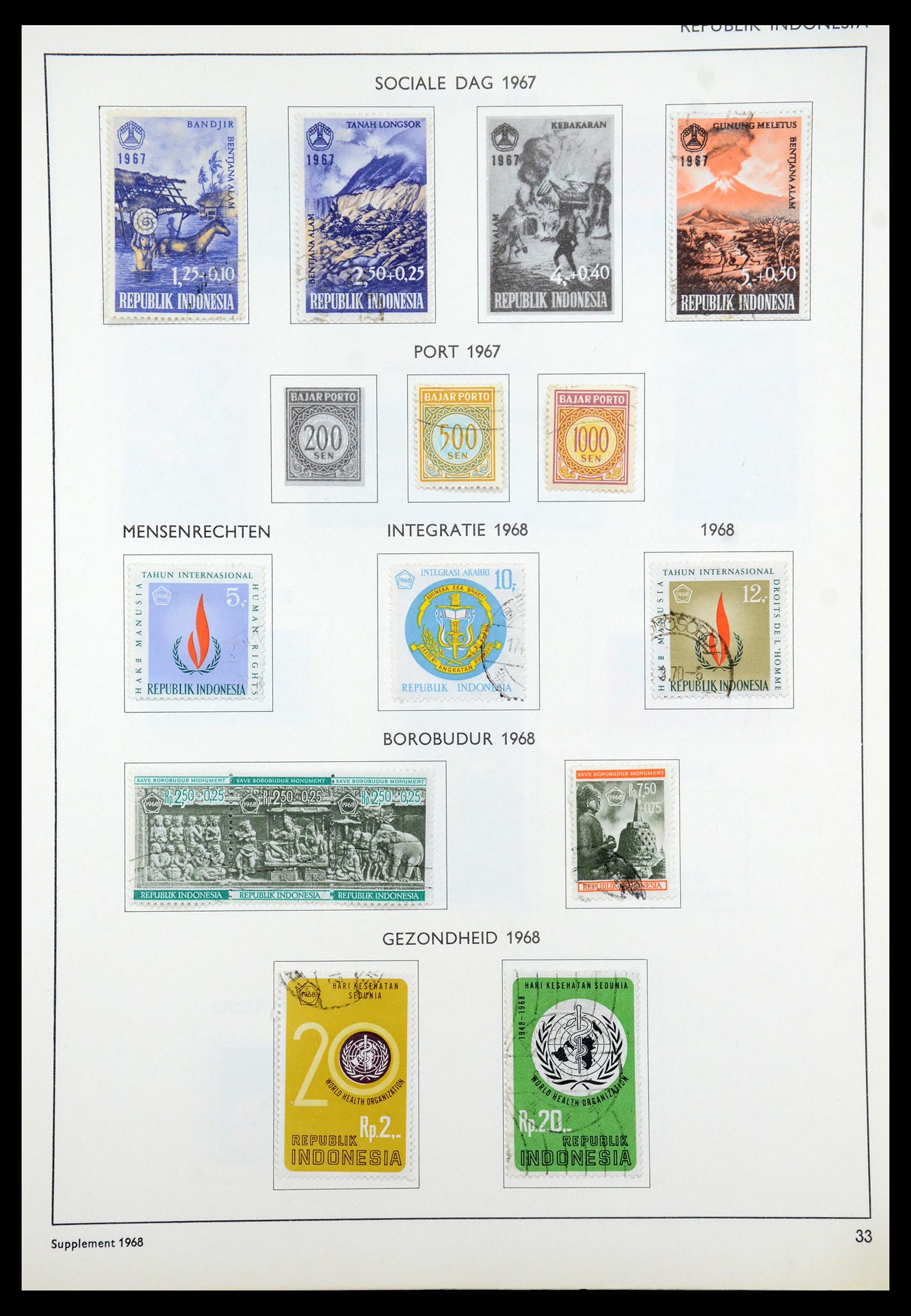 35285 066 - Stamp Collection 35285 Dutch territories 1870-1983.