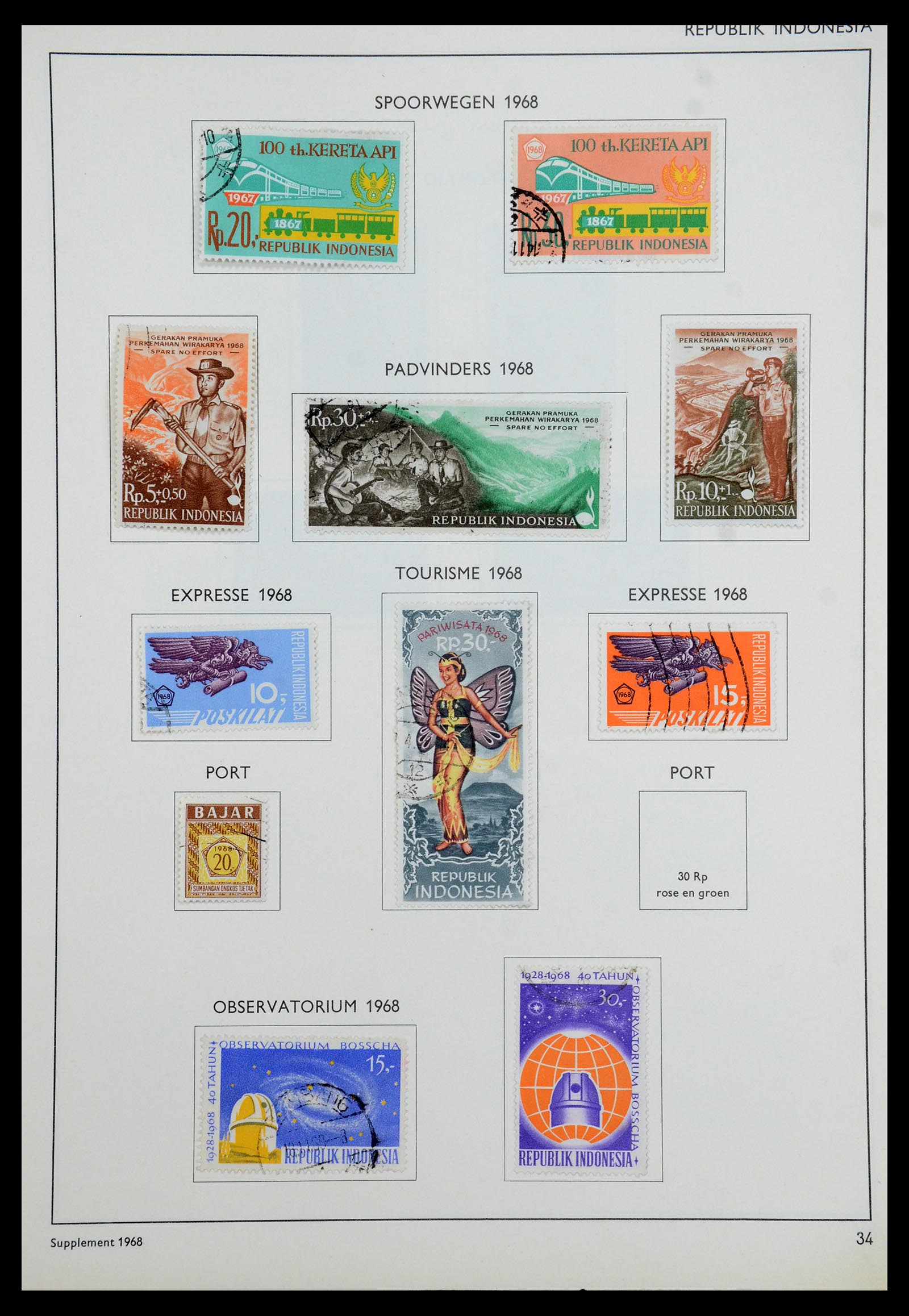 35285 067 - Stamp Collection 35285 Dutch territories 1870-1983.