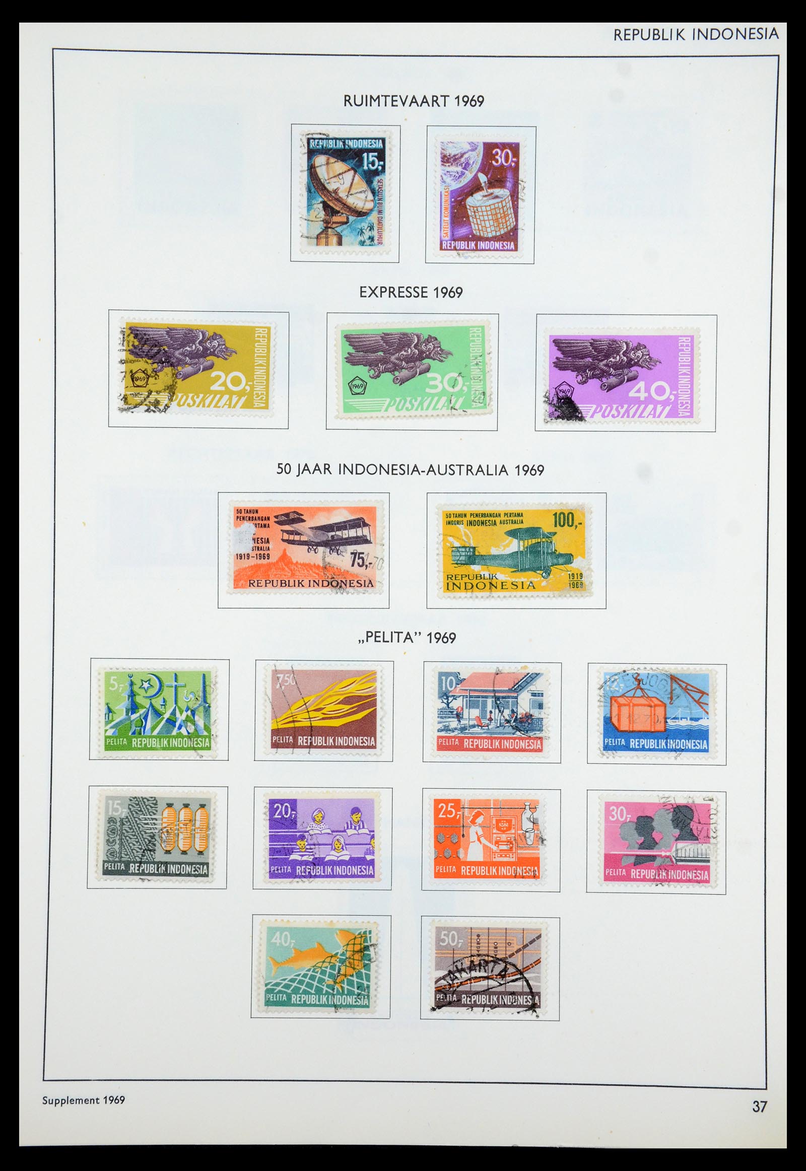 35285 070 - Stamp Collection 35285 Dutch territories 1870-1983.