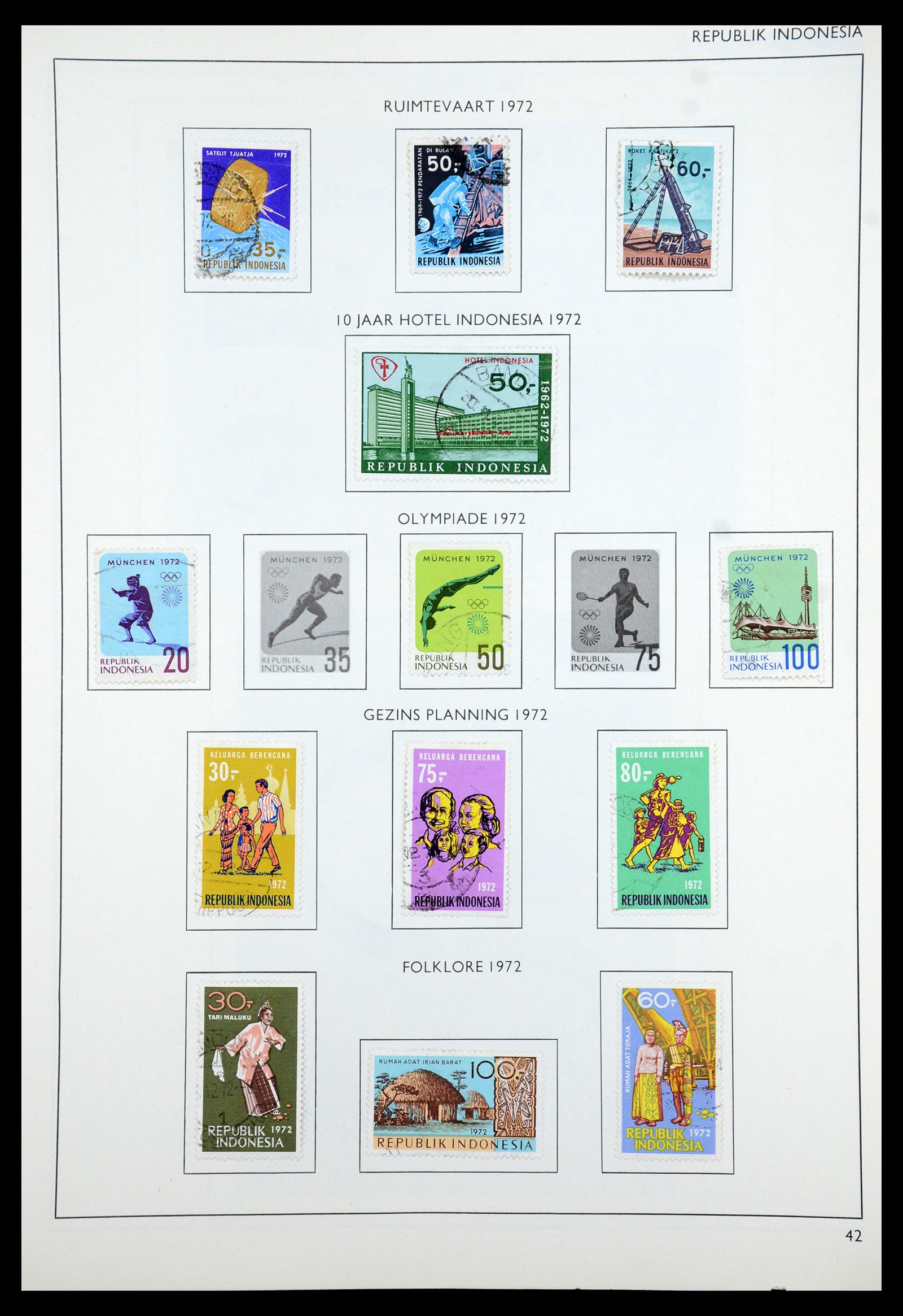 35285 075 - Stamp Collection 35285 Dutch territories 1870-1983.