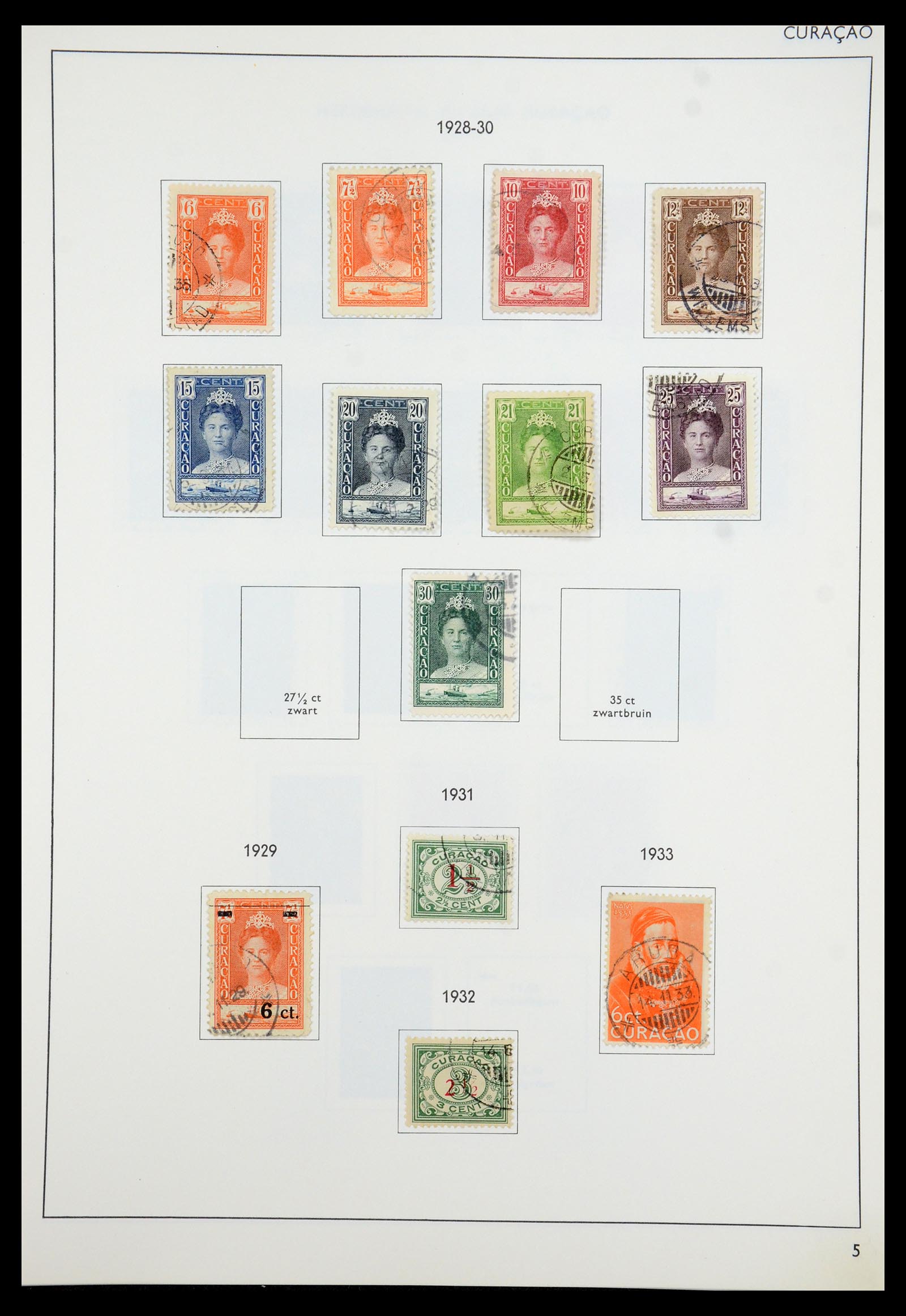 35285 080 - Stamp Collection 35285 Dutch territories 1870-1983.